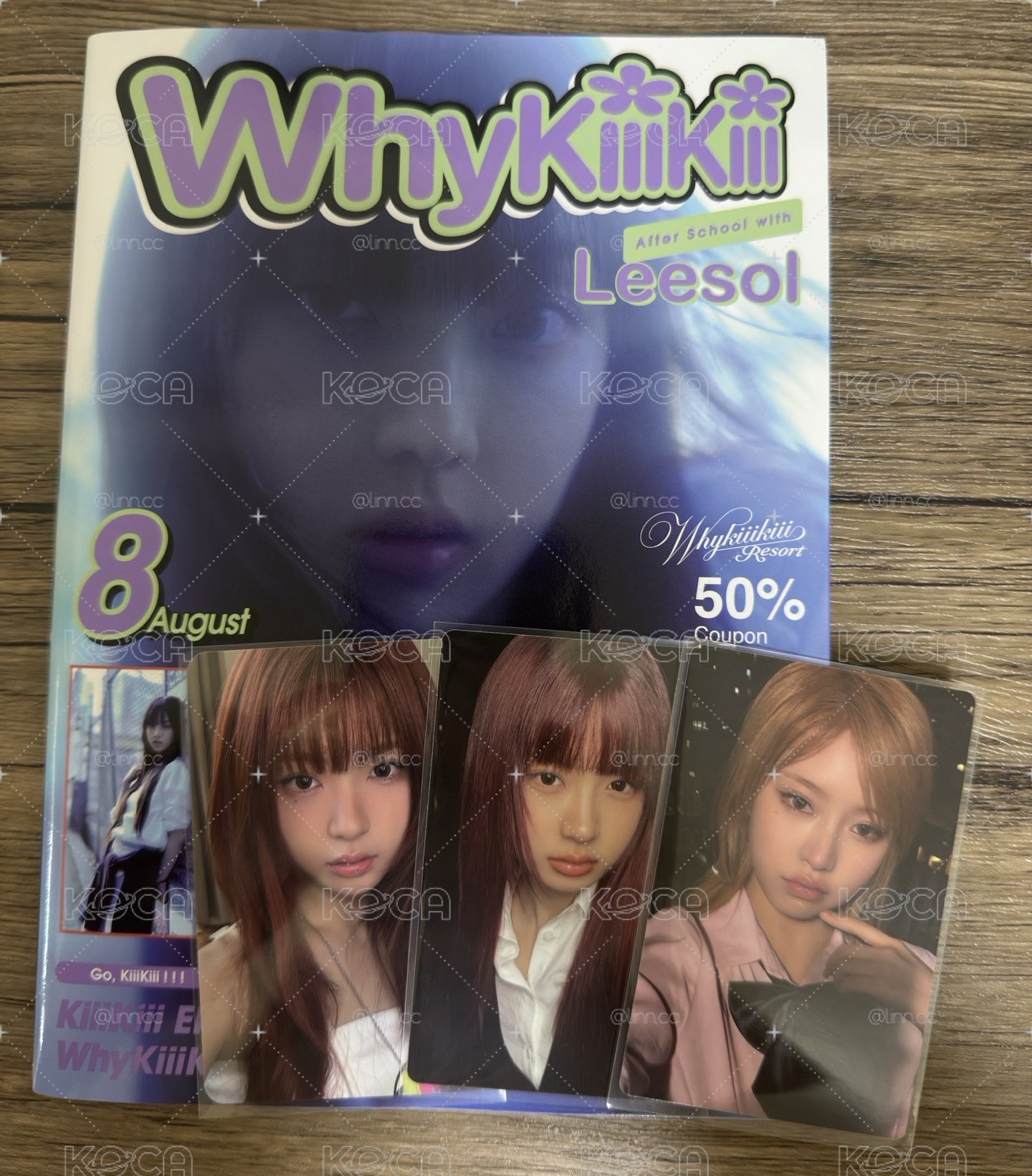 leesol單封（含圖上三張卡）