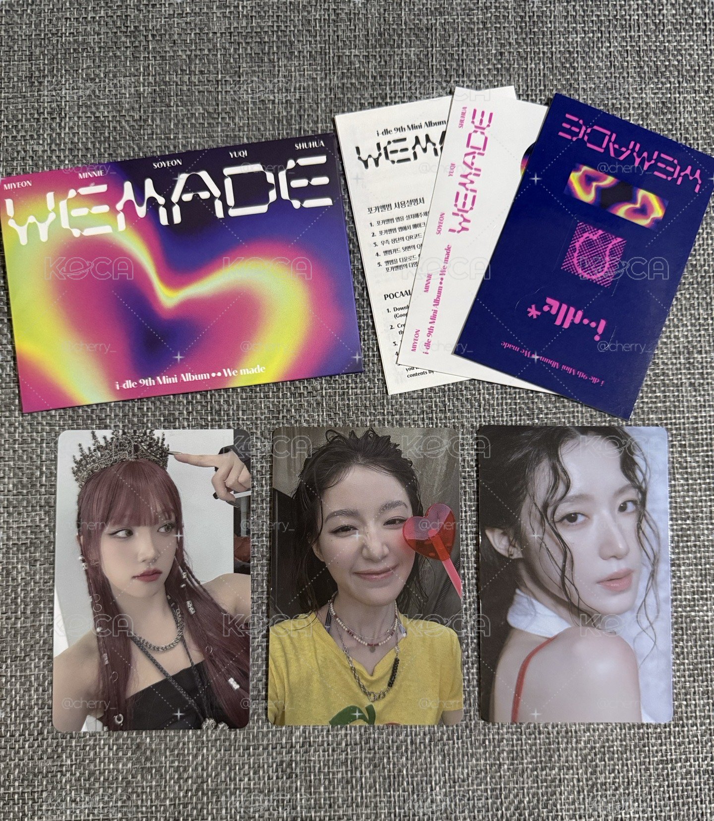 idle We made POCA ver.電子專 忙內line組合