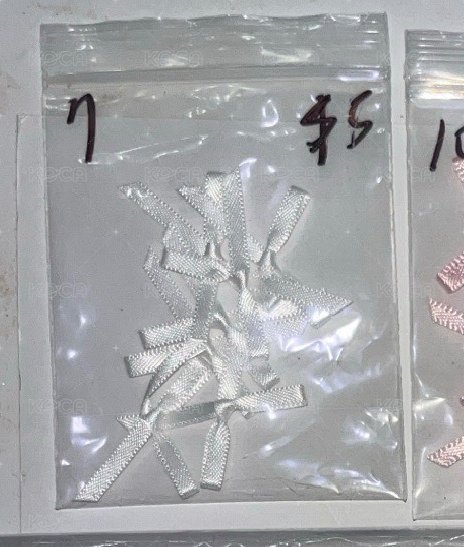 白小蝴蝶結  ིྀ 7個