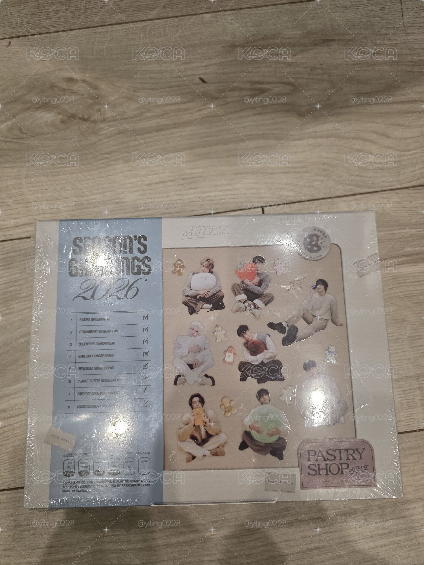 ATEEZ season's greetings 2026年曆