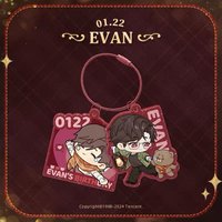 陸沉24生日 Q版掛件套組