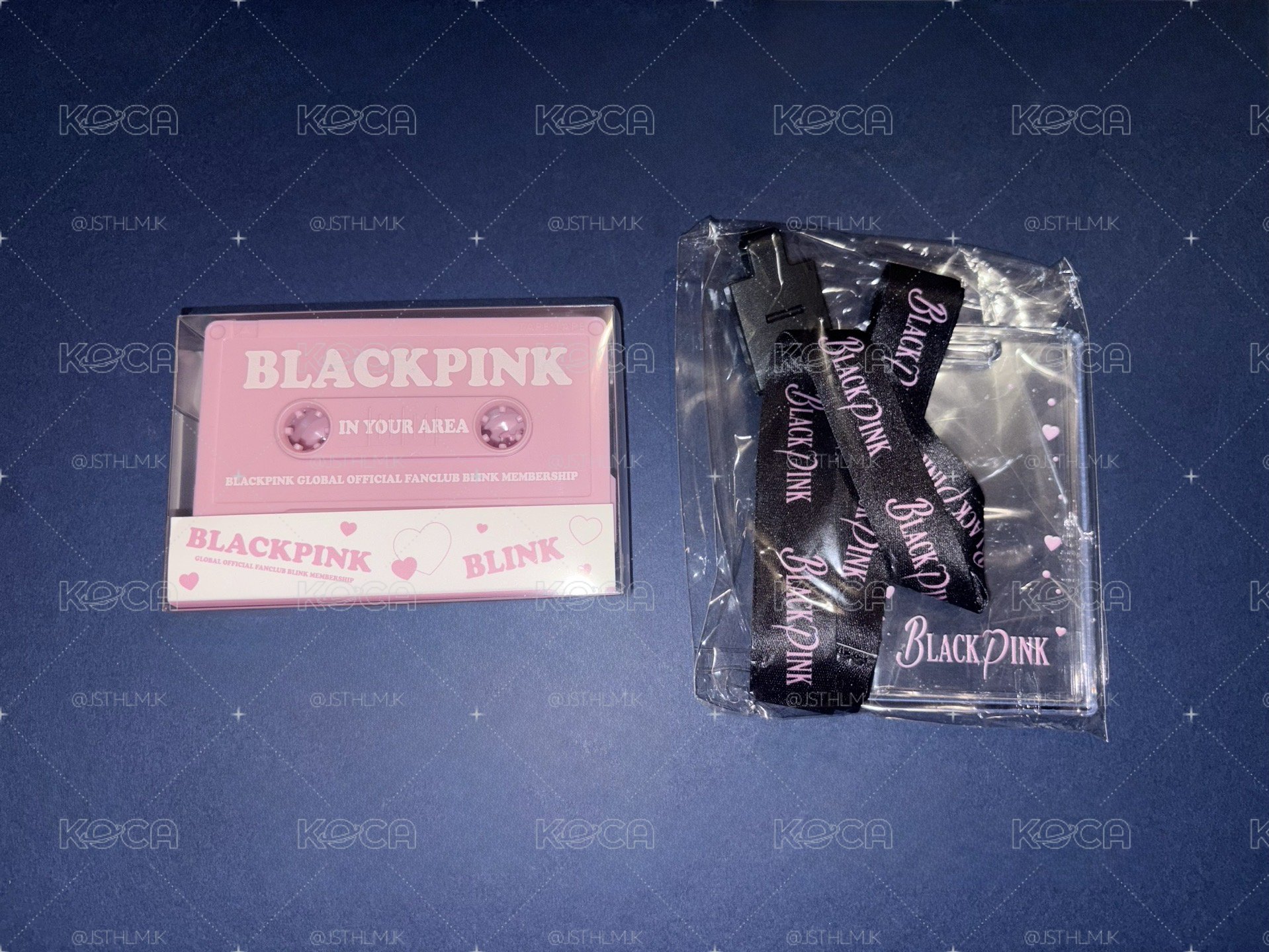 BLACKPINK二巡周邊掛牌 會員禮膠帶台
