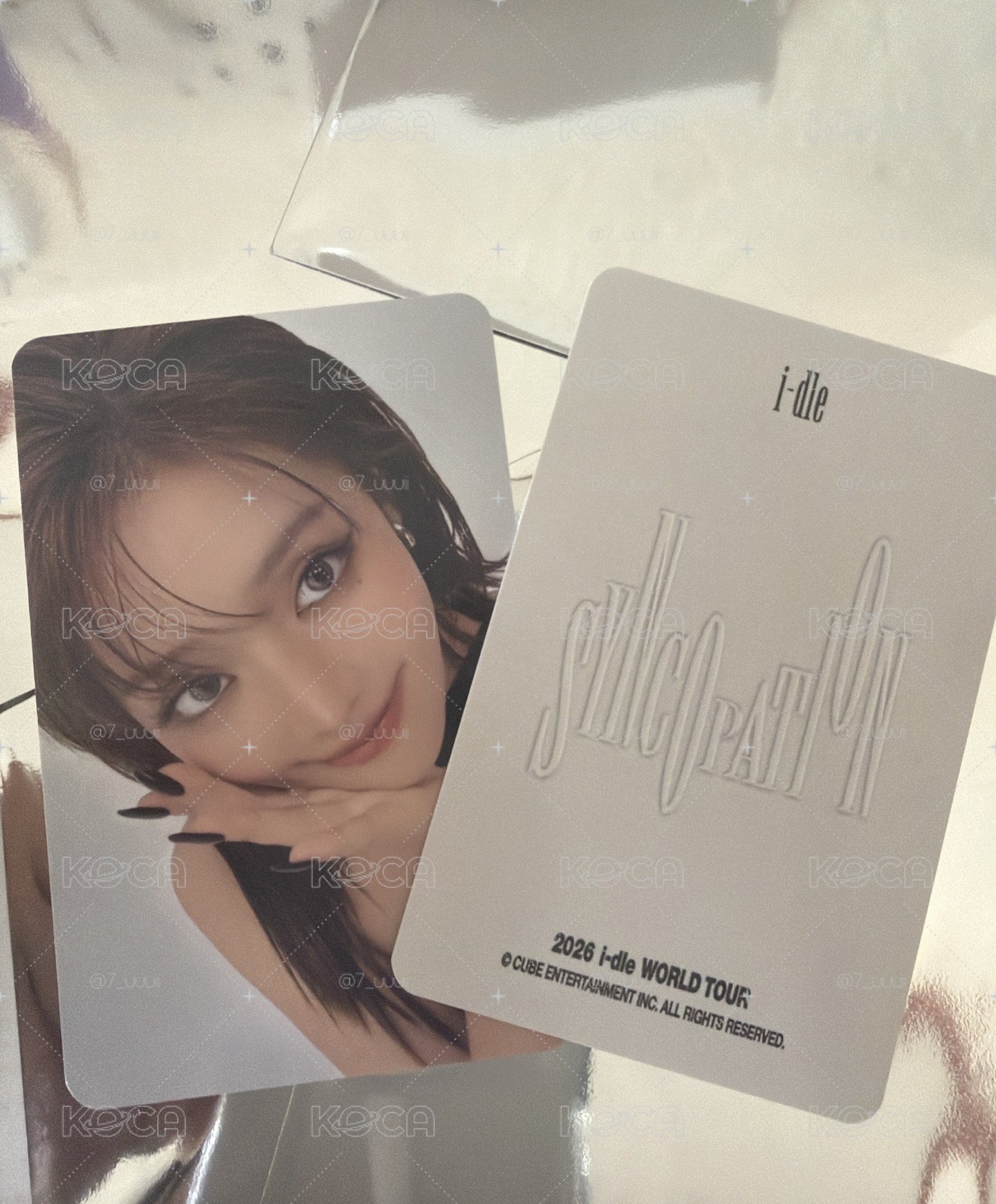 【正版現貨】(G)I-DLE 2026 世巡周邊小卡 Syncopation Minnie 米妮 