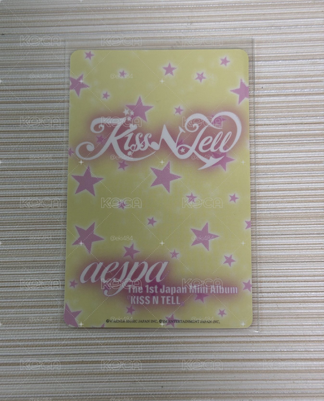 KISS N TELL 塔店 特典冬