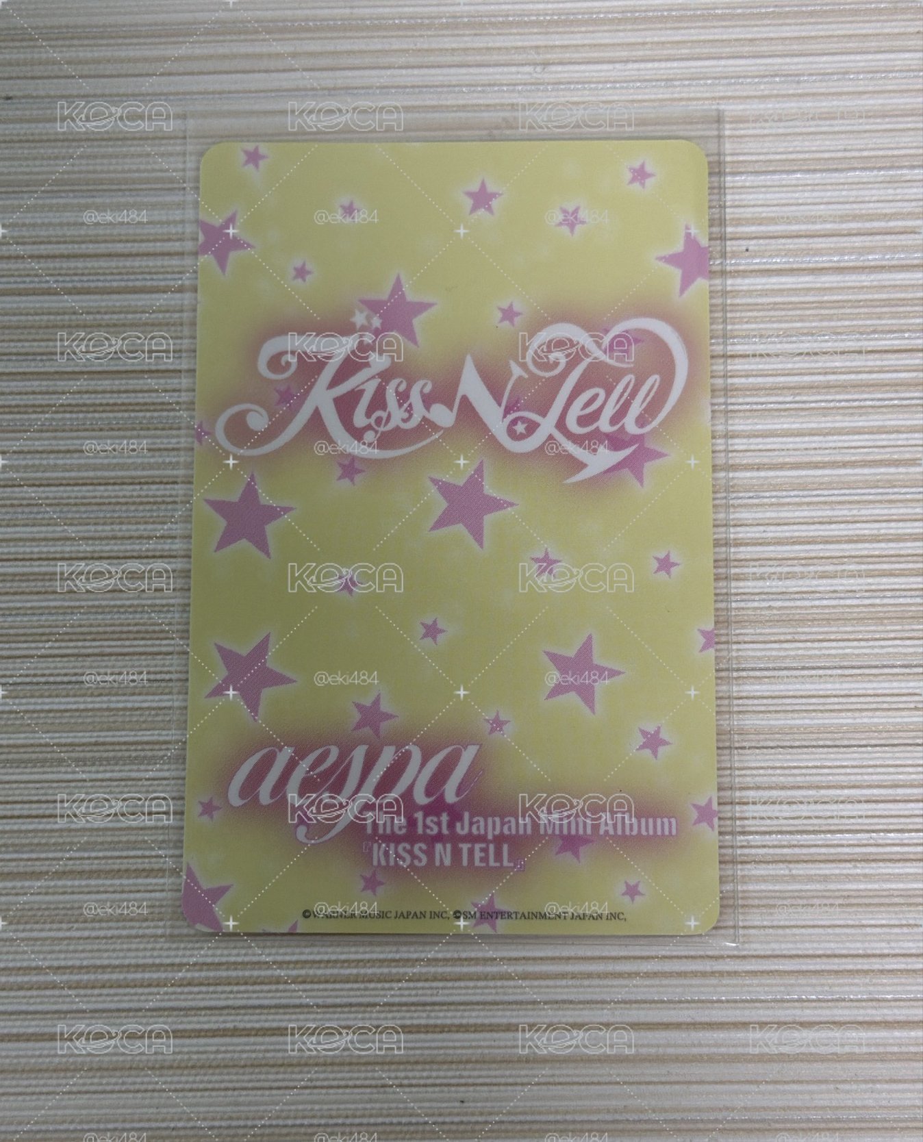 KISS N TELL 塔店 特典冬