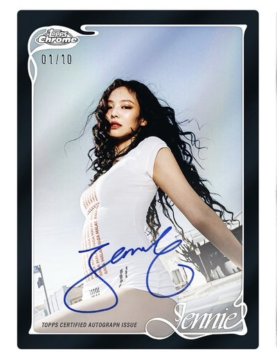 2026 Topps Chrome x Jennie 卡包預購