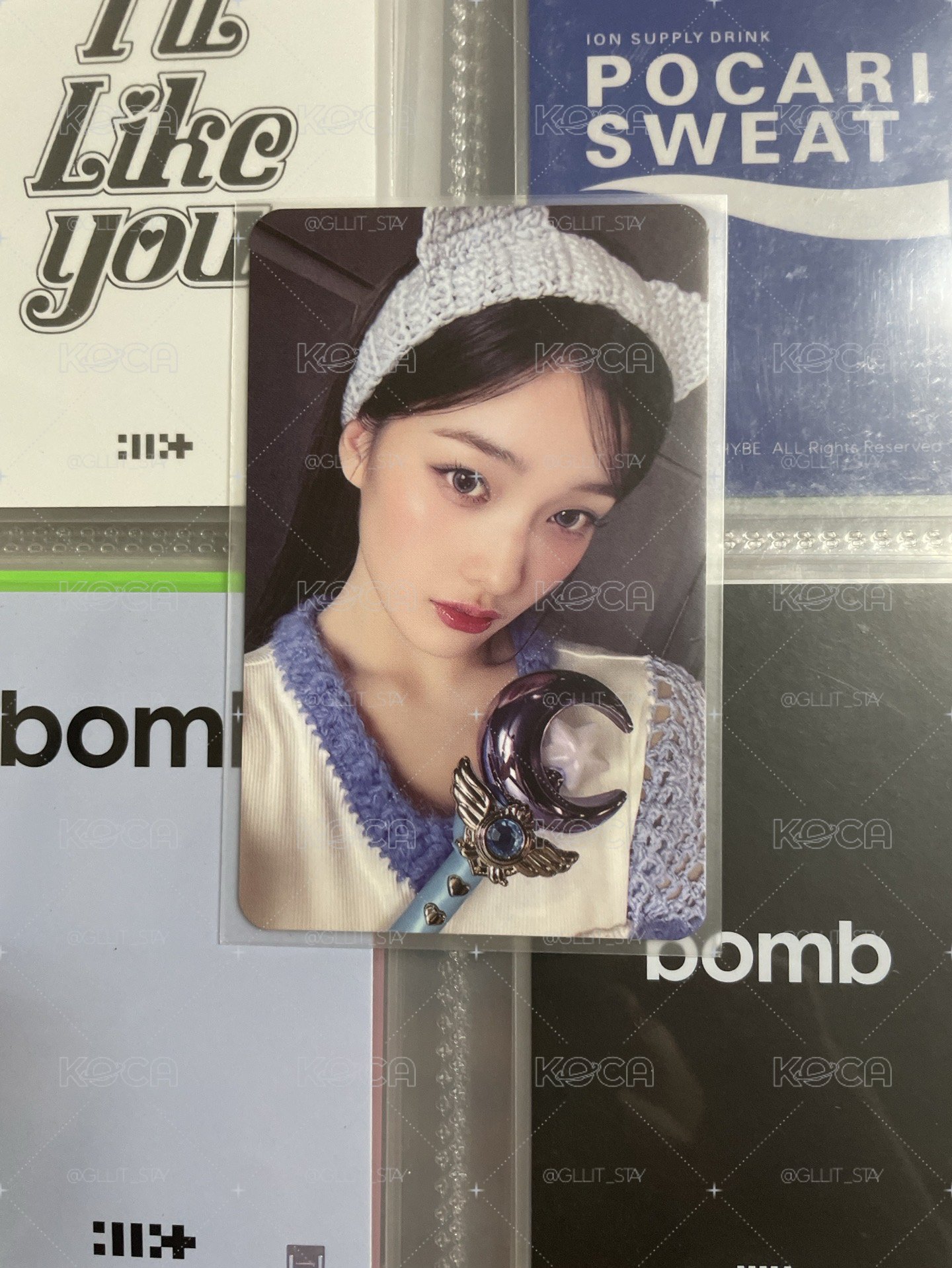 ILLIT bomb yzy 6.0 幸運卡 一套 