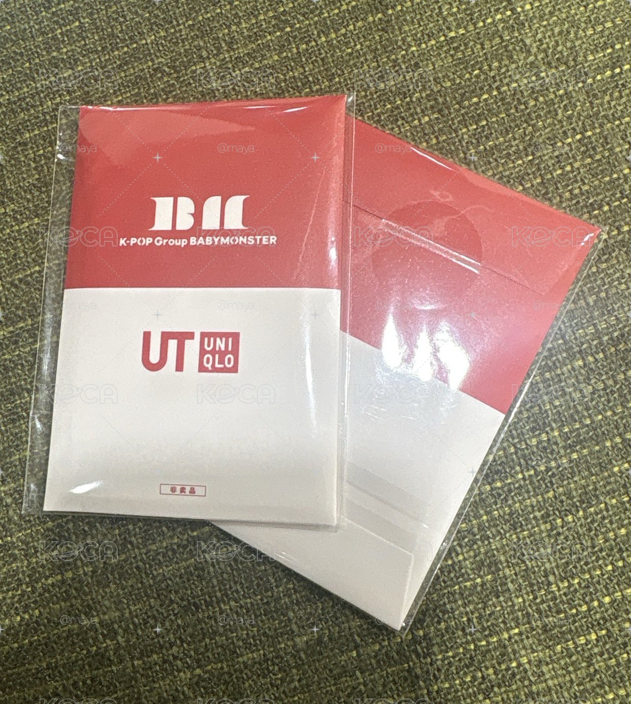 寶怪 BABYMONSTER UNIQLO 代言卡 一組