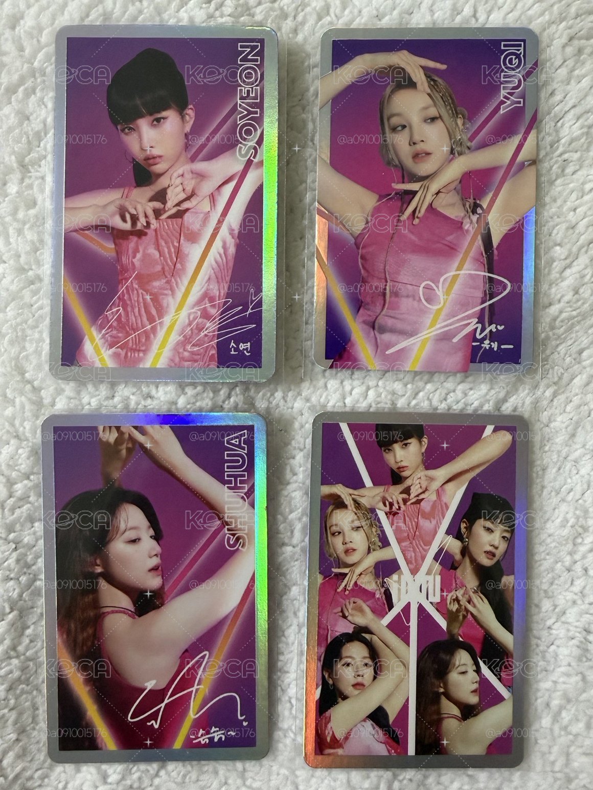 i-dle 蕊娜 代言卡