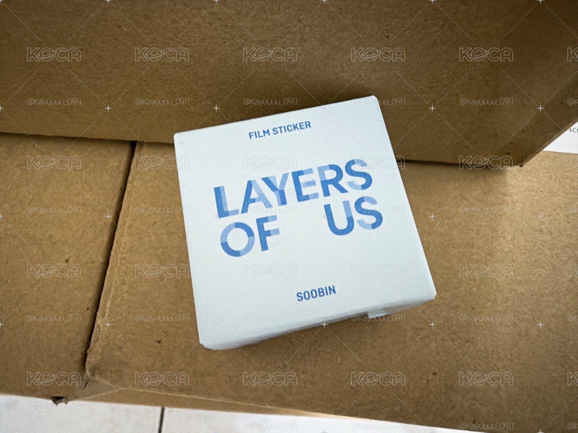 現貨｜TXT 秀彬Layers of us膠卷貼紙