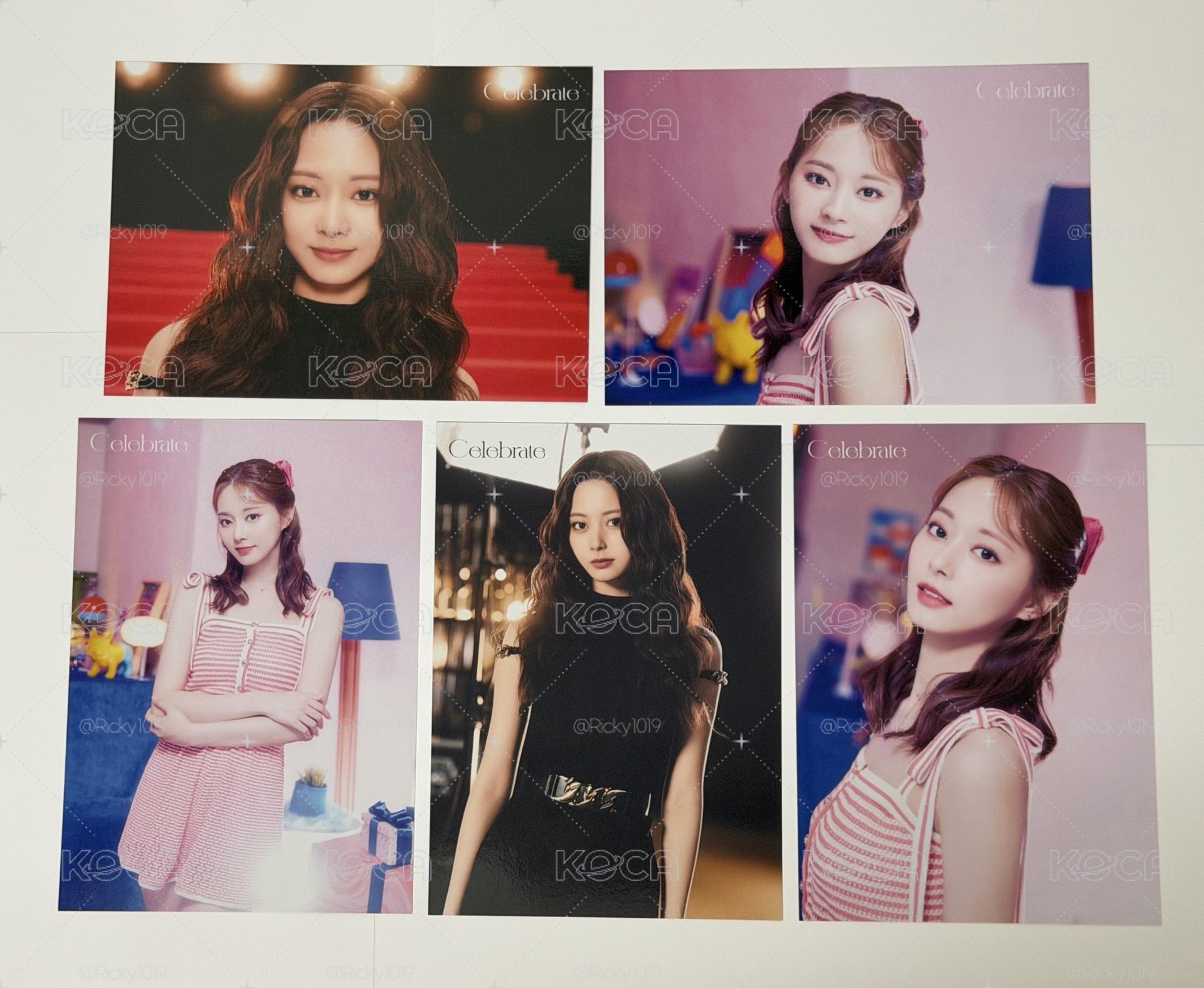 TWICE 子瑜  日本大卡明信片 Celebrate 