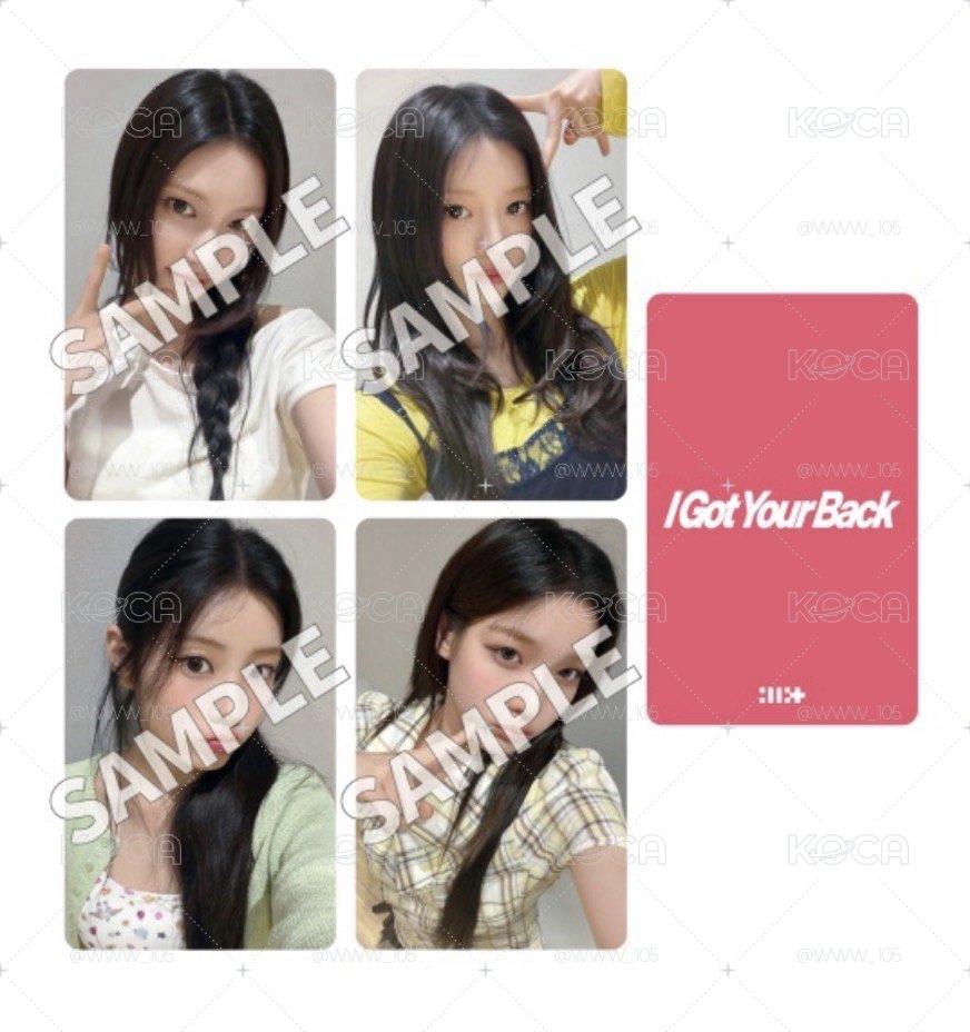 非現貨 I I Got Your Back 日咖 來日紀念 幸運卡 -minju、wonhee、iroha、yunah