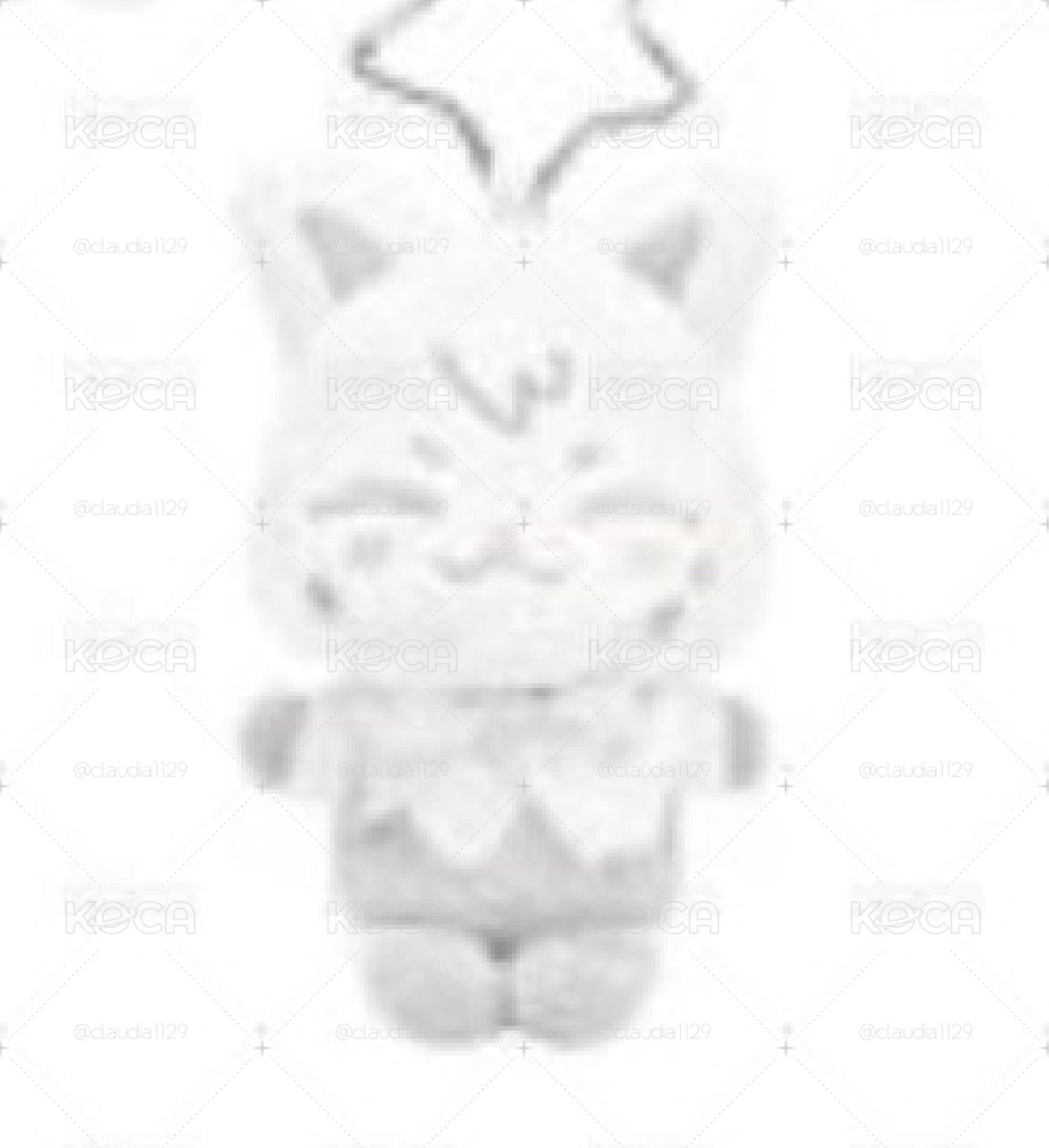預購。ANITEEZ IN Deja Vu 吊娃 SILVER ANITEEZ PLUSH KEYRING