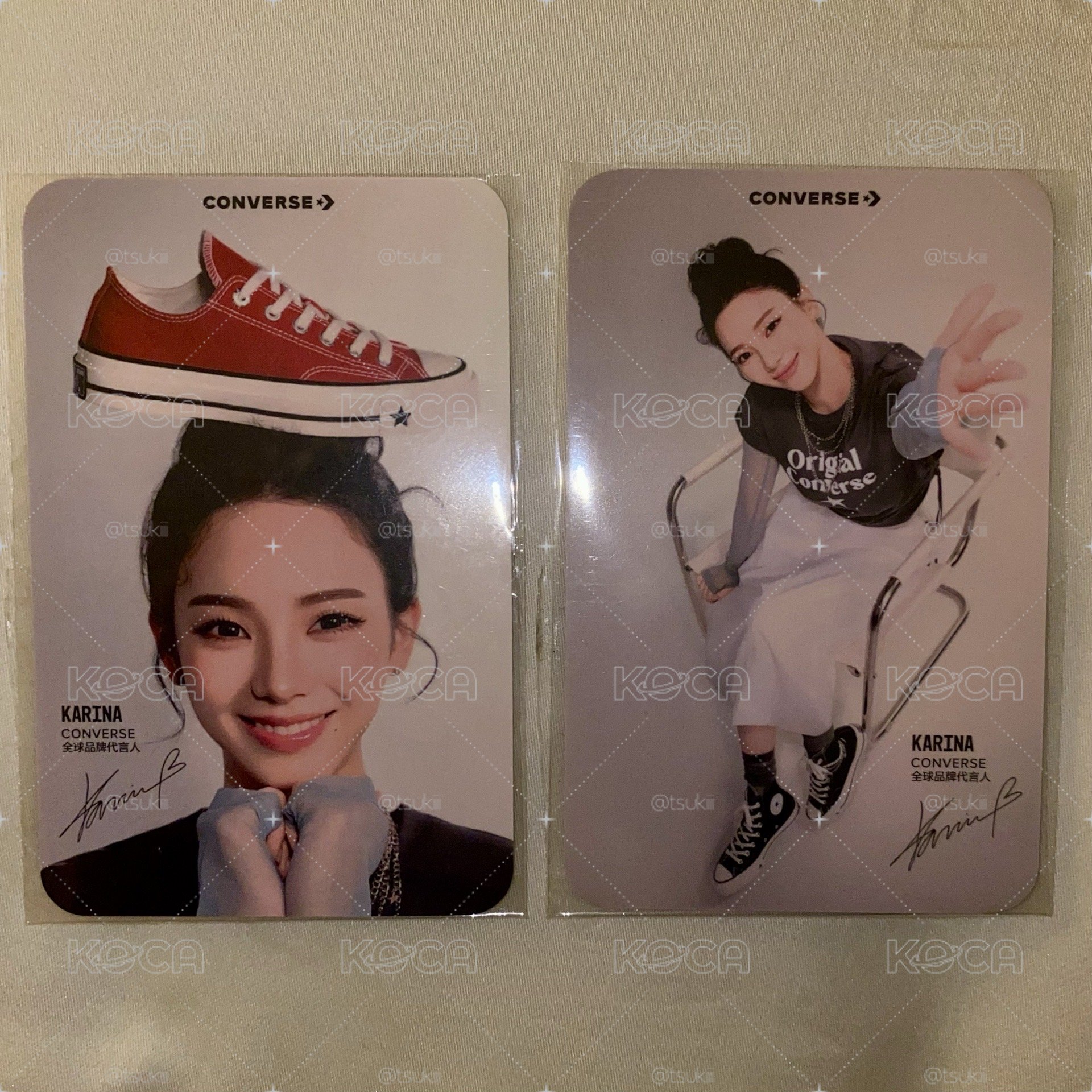 Converse  代言卡一套