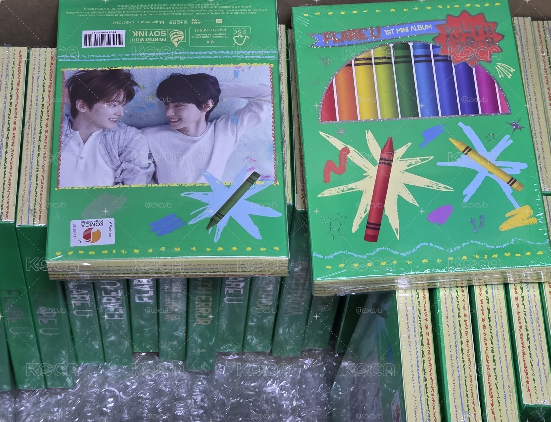 FLARE U YOUTH ERROR 專輯 蠟筆專 crayon版 未拆專