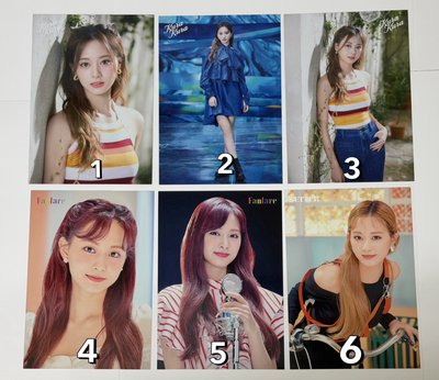 TWICE 子瑜 日本大卡明信片 Fanfare Better Kura Kura 