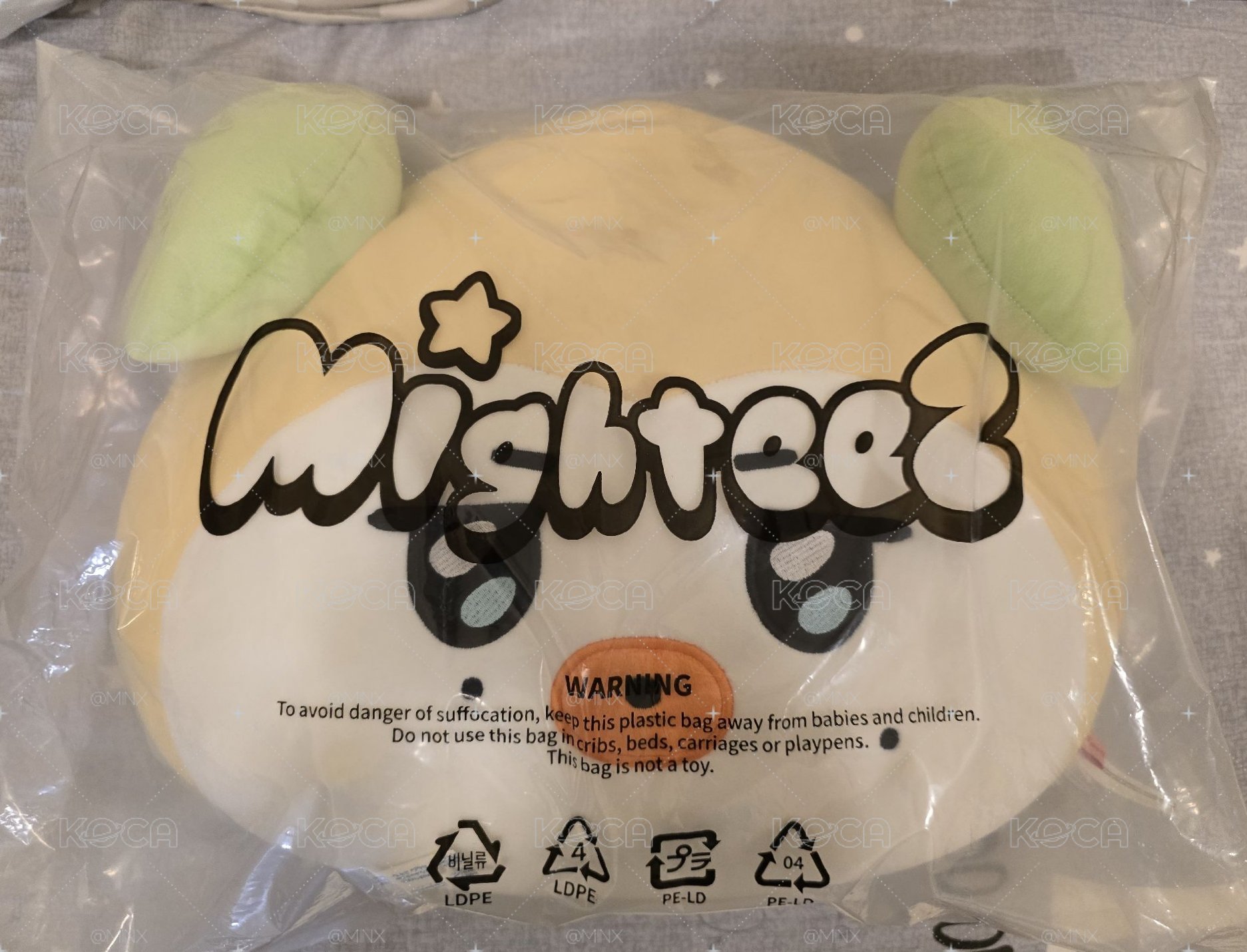 麥梯子旼呦大頭抱枕（含卡）