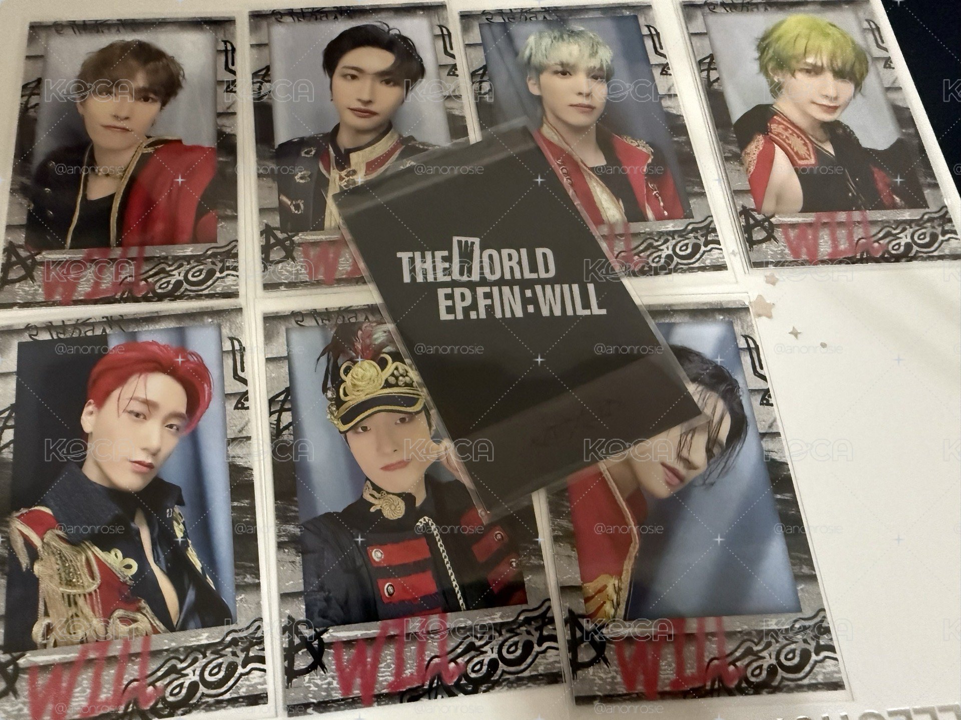 ATEEZ the world ep.fin will 快閃店周邊 小卡組 星化 弘中 潤浩 傘 呂尚 友榮 旼琦 鍾浩