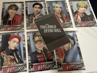 ATEEZ the world ep.fin will 快閃店周邊 小卡組 星化 弘中 潤浩 傘 呂尚 友榮 旼琦 鍾浩