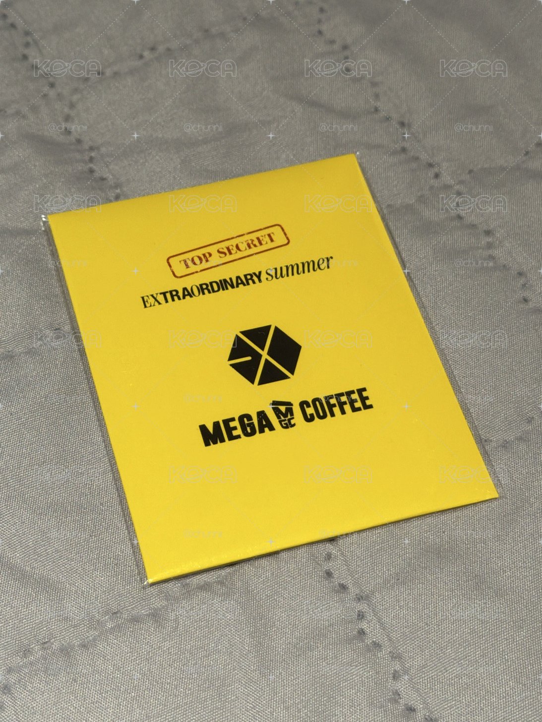 Mega coffee EXO任務小卡一套