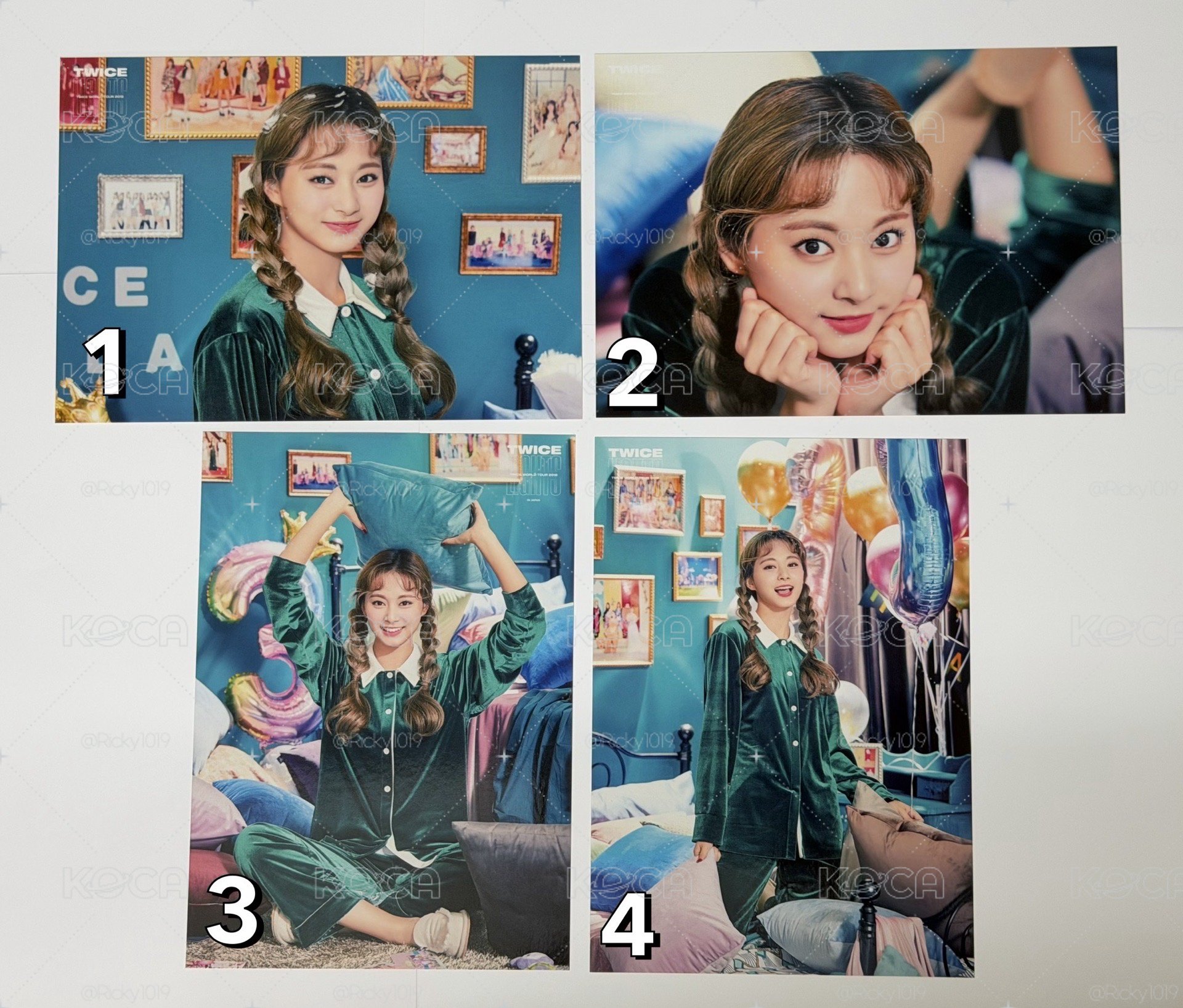 TWICE 子瑜 日本大卡明信片 東蛋