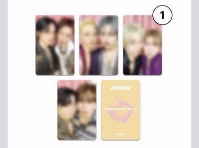 ATEEZ MS 領帶+無框眼鏡 只有小卡