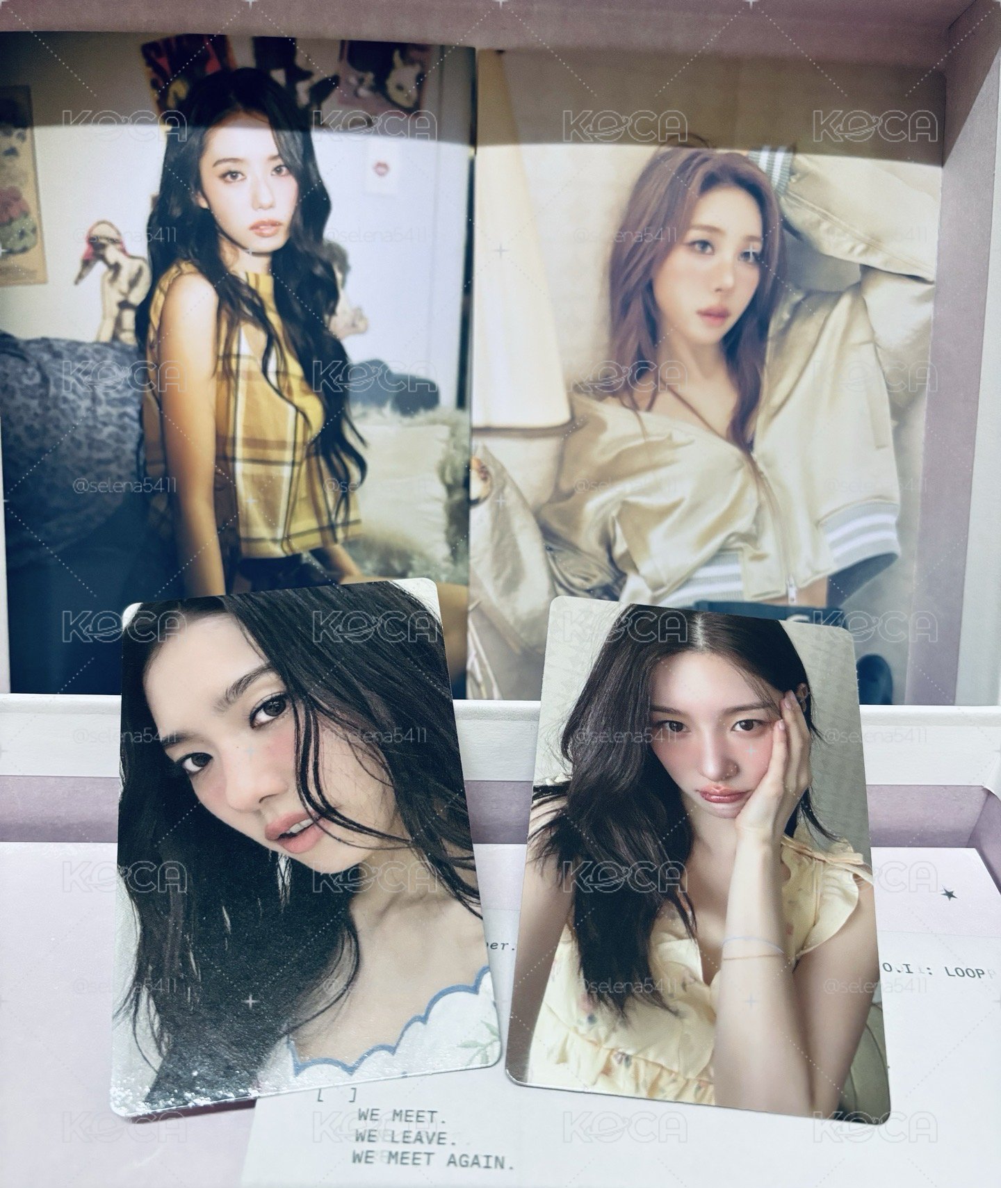 I.O.I已拆專 彩娟 素慧小卡