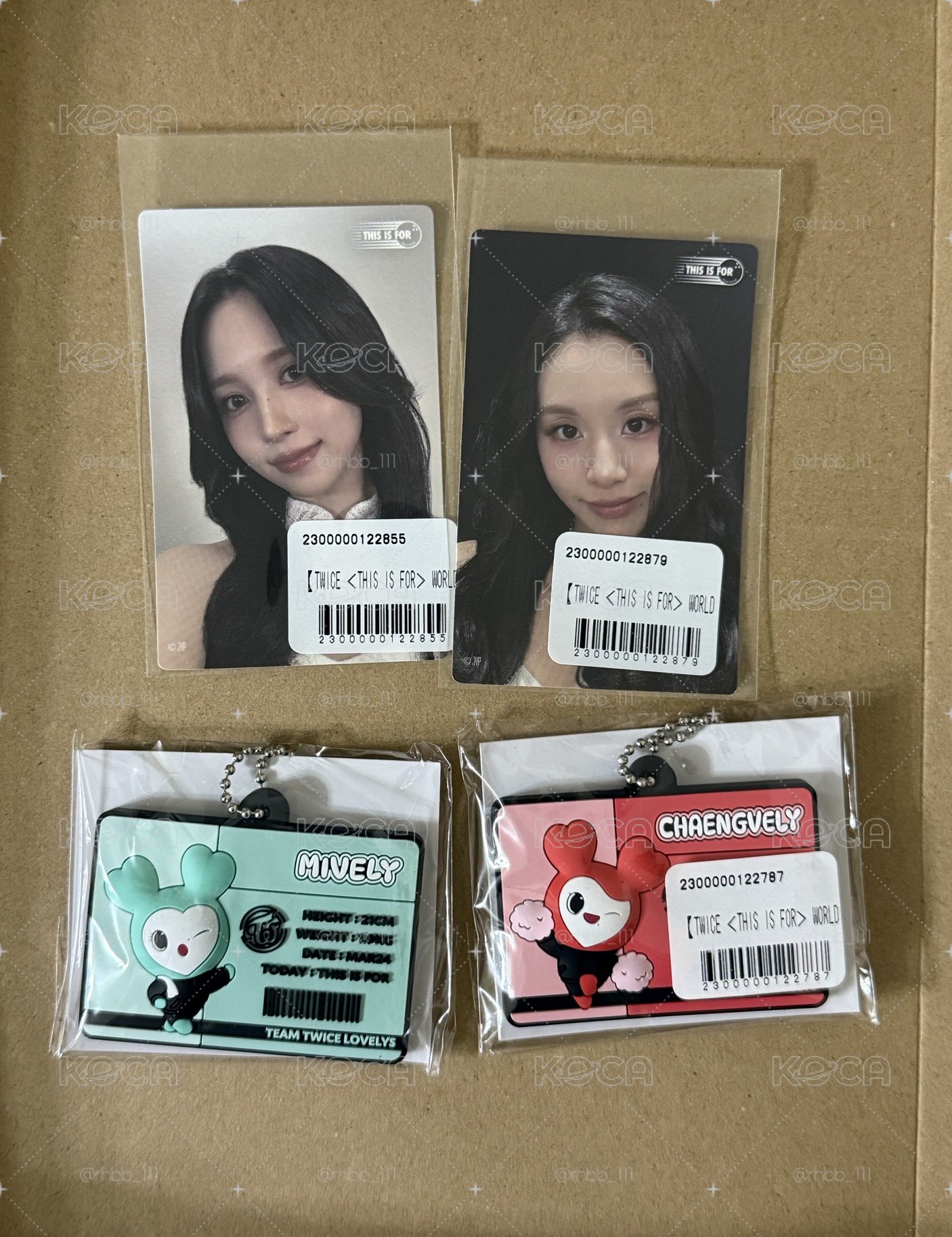 現貨 twice 一番賞 mina 彩瑛 吊飾 貼紙