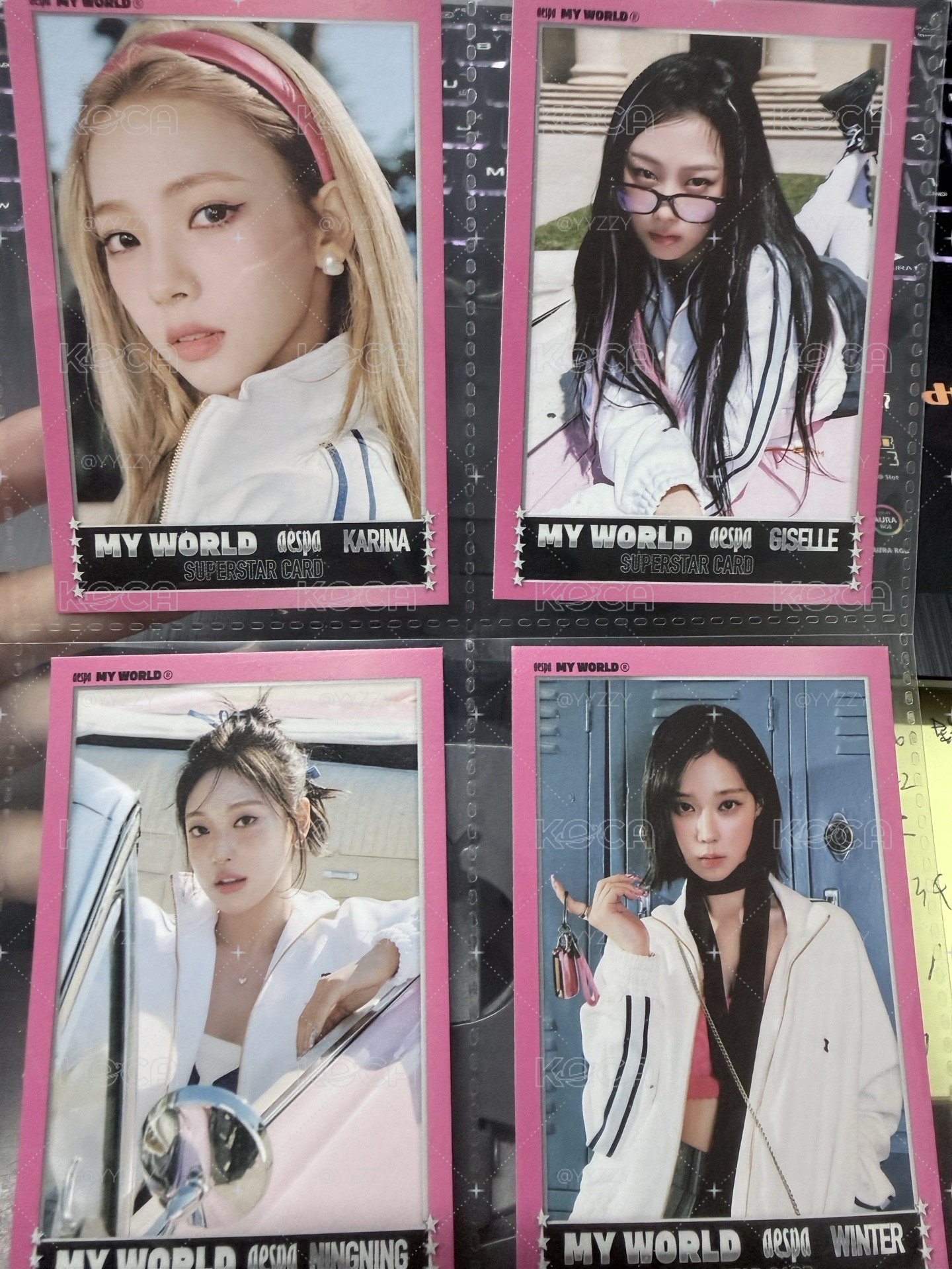 MY WORLD 專輯卡 zine spicy柚冬寧梨