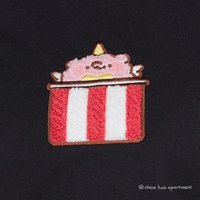 彩虹獨角獸捲捲刺繡T