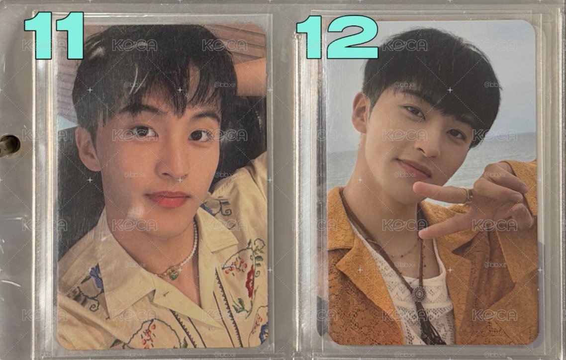 李馬克 NCT127 PHOTOBOOK [BLUE TO ORANGE : House of Love] 周邊卡