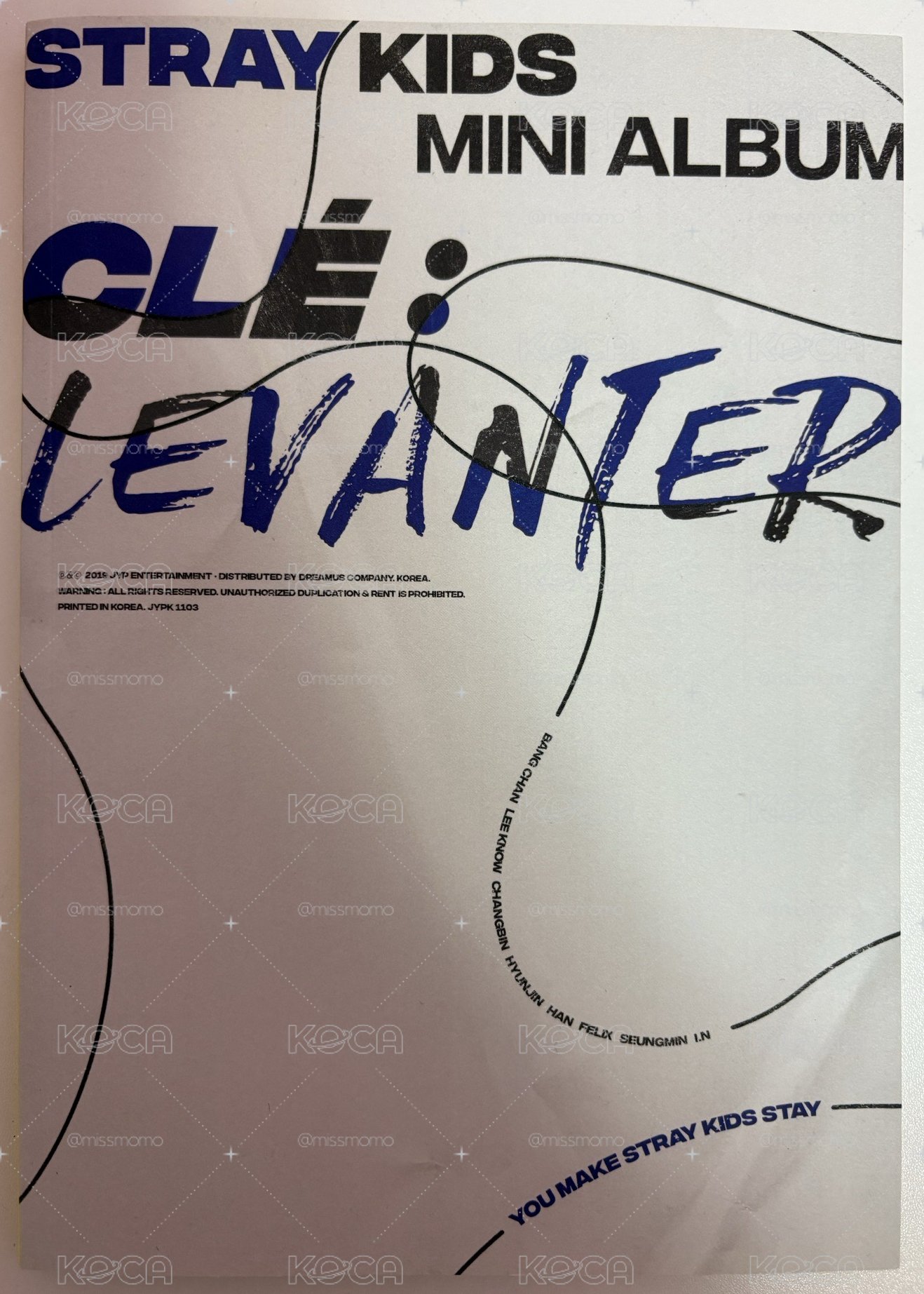 Stray kids Clé : LEVANTER 專輯 Clé ver. 空專