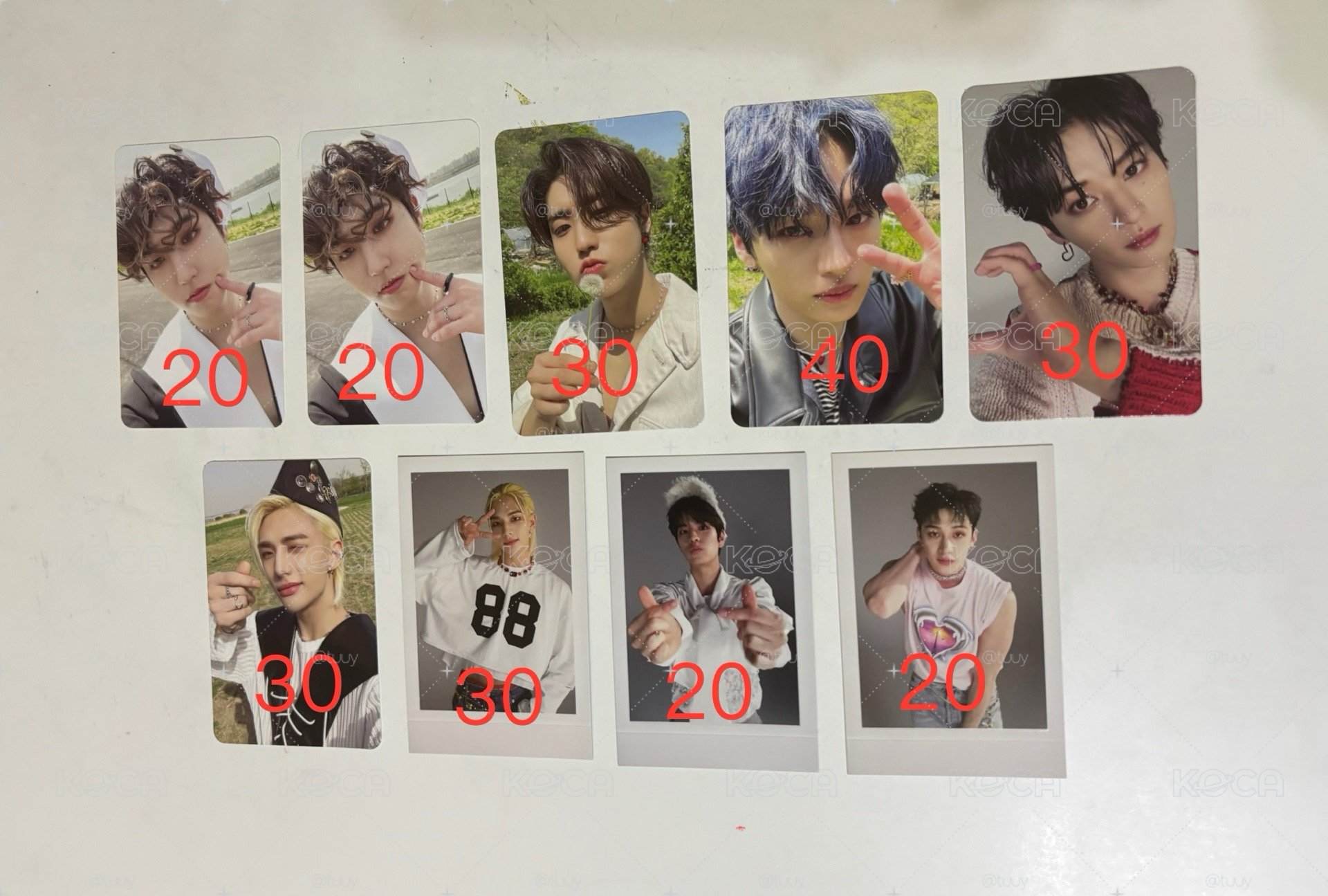 straykids周邊和小卡