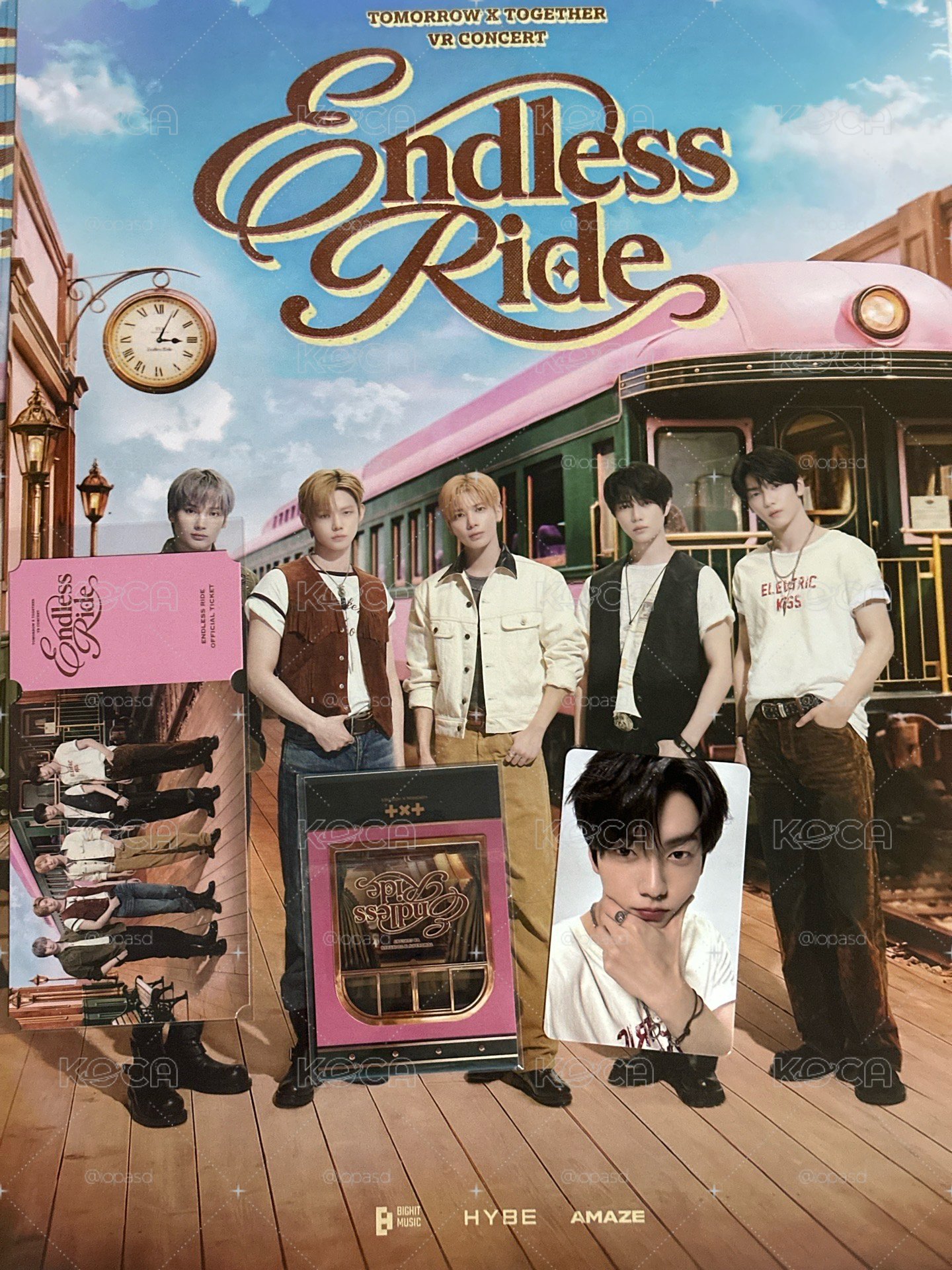TXT Endless ride VR演唱會小卡 秀彬 杋圭