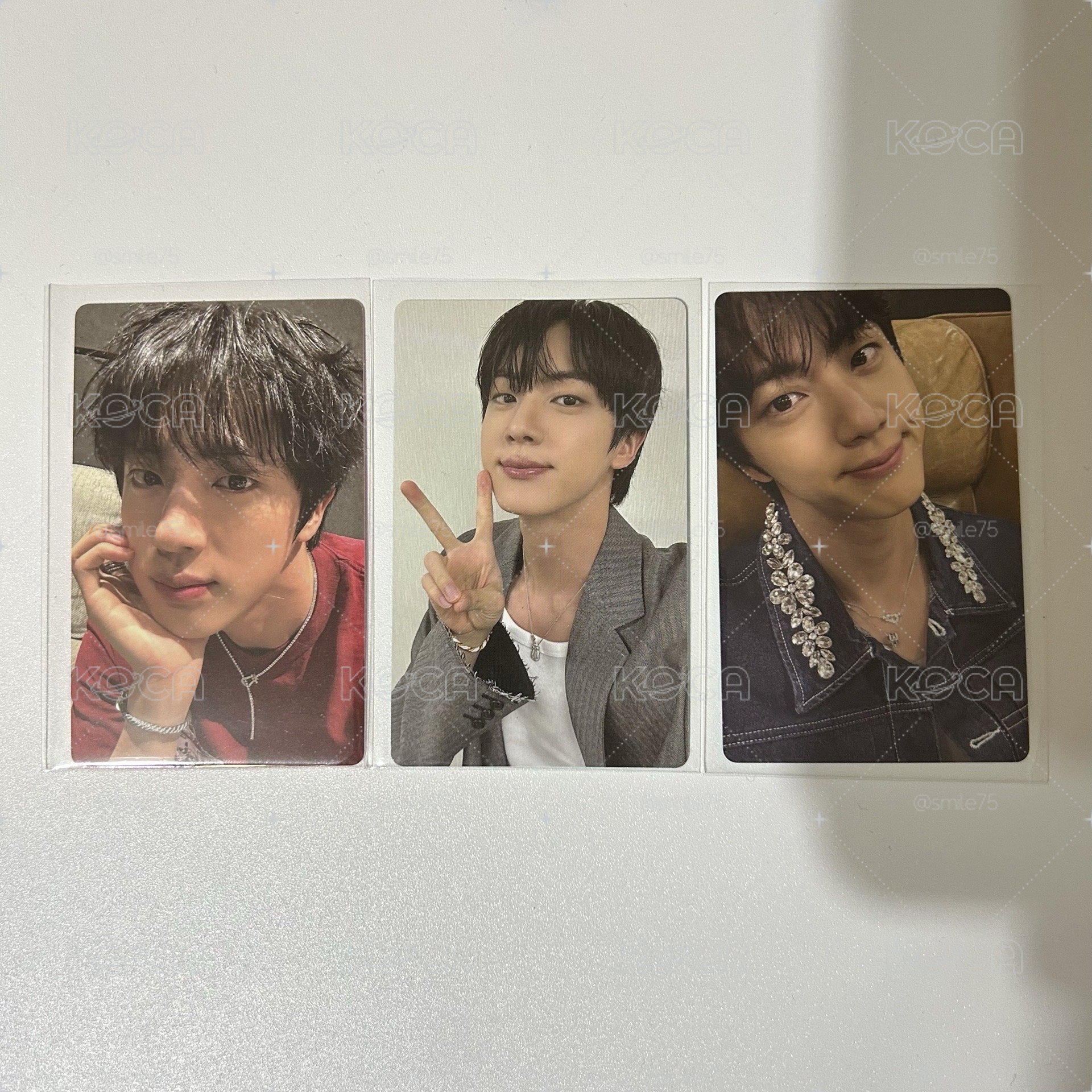 BTS 防彈少年團 金碩珍 JIN 跑珍 WVS 演唱會 特典 場限卡 小卡