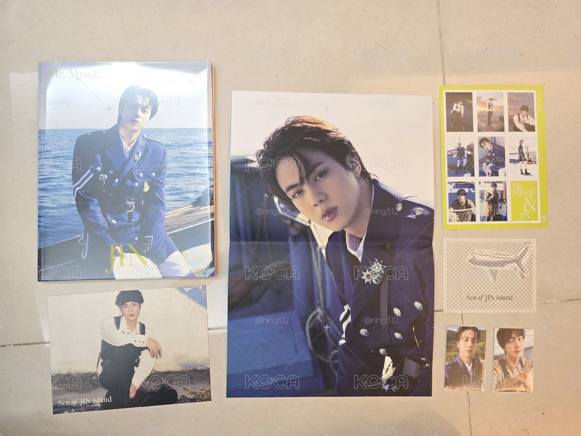 BTS Myself JIN 寫真 全配