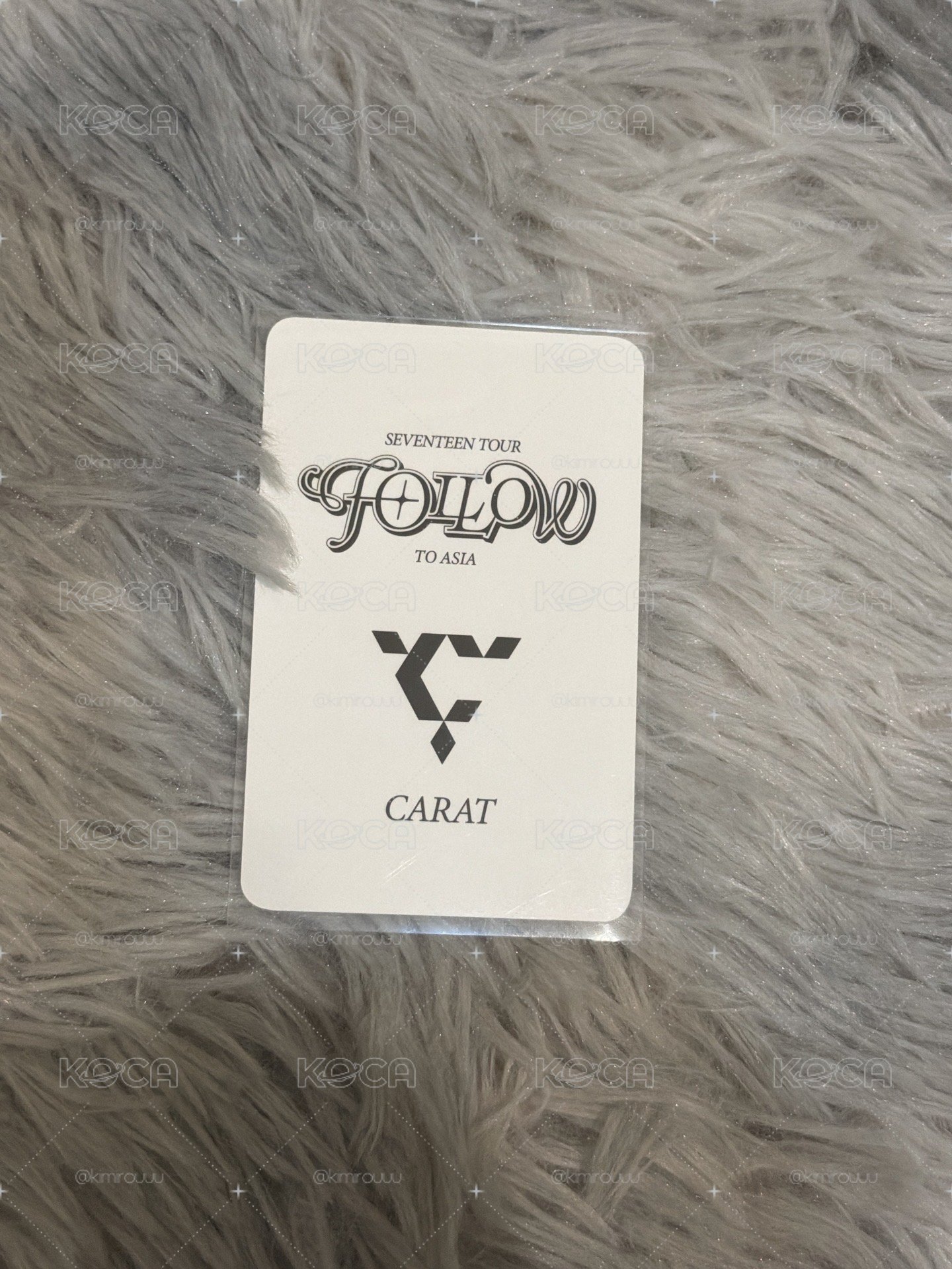 Seventeen The8 徐明浩 follow 入場卡 澳門場