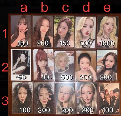 I-DLE 出清 早期熱貴稀有 特典卡 電影卡 入場卡 滿額卡 隨機卡 麵妮琦刷