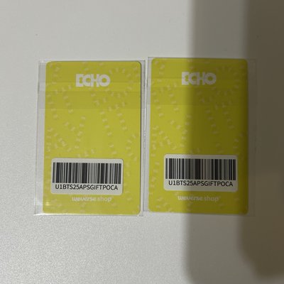 BTS 防彈少年團 JIN金碩珍 ECHO 首週 WVS 特典 小卡 比心珍 仙女珍
