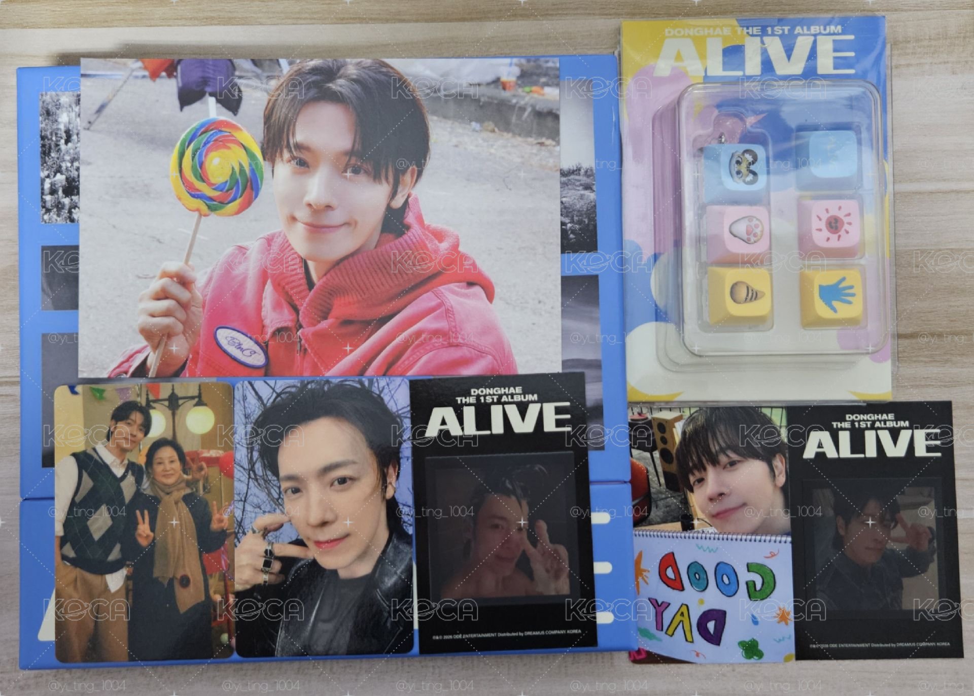 SUPER JUNIOR 東海 ALIVE 專輯 PB版 KEYCAP版 鍵帽專 全專