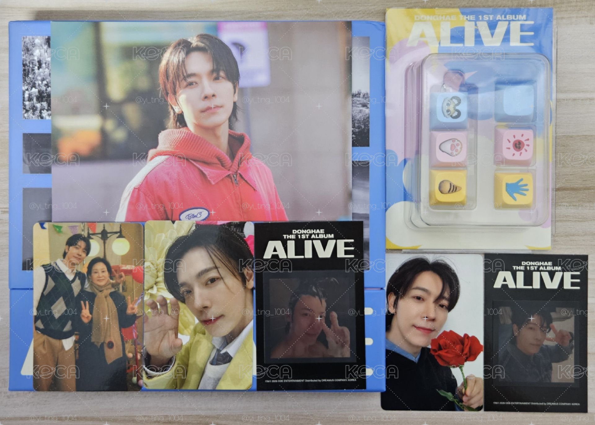 SUPER JUNIOR 東海 ALIVE 專輯 PB版 KEYCAP版 鍵帽專 全專