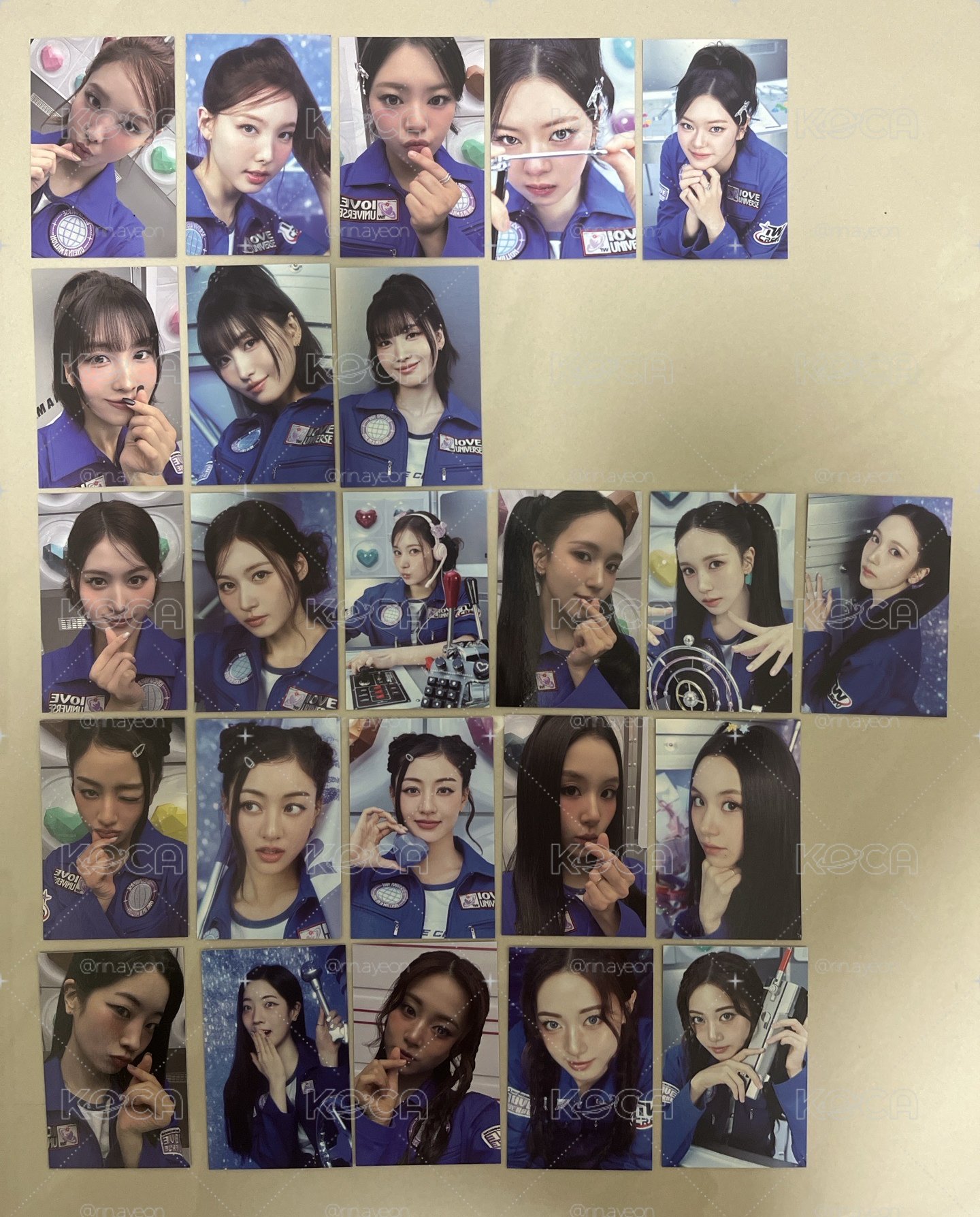 Twice 10週年 隨機小卡