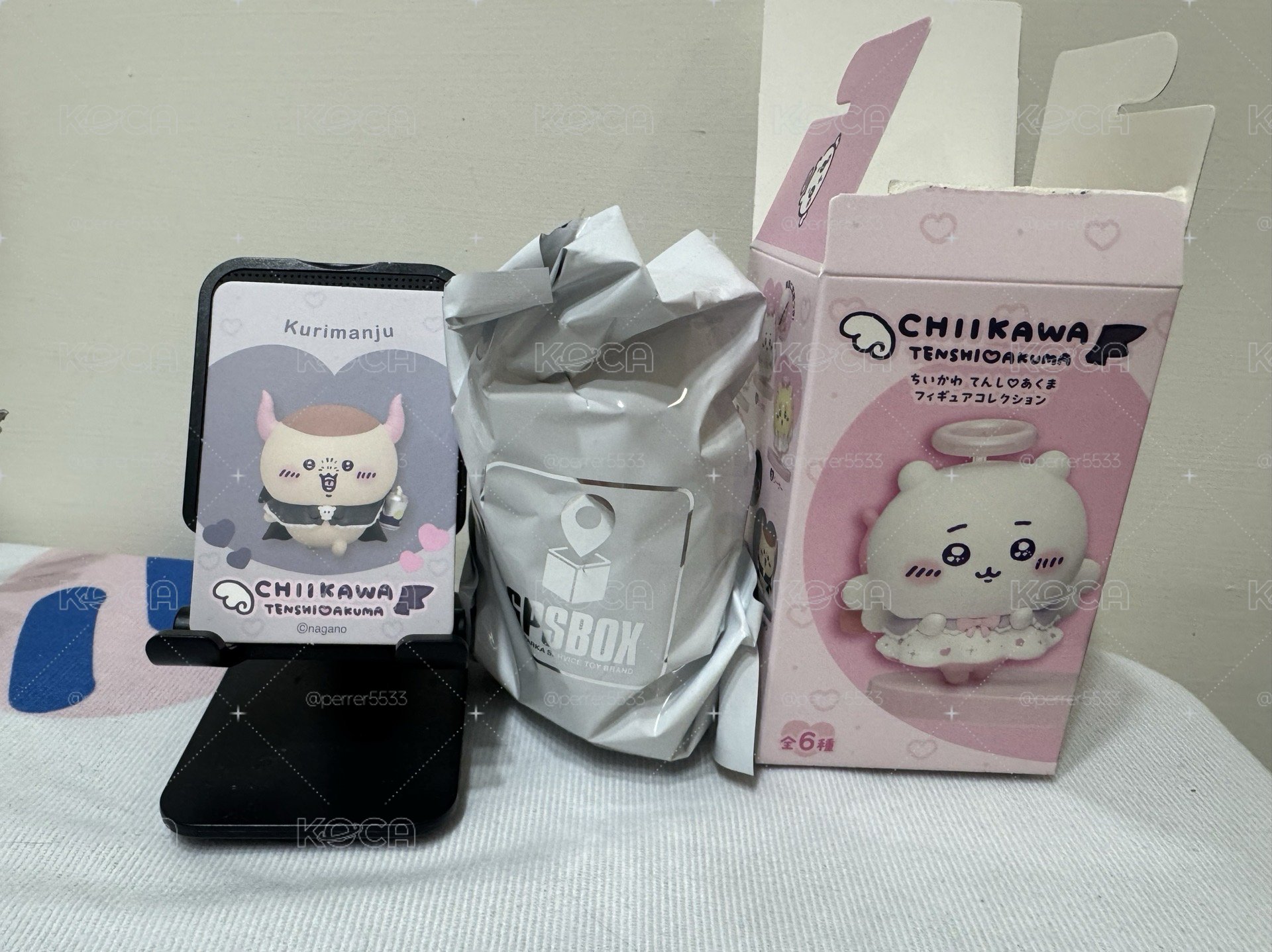 GPSBOX 天使♡惡魔 公仔 惡魔栗子饅頭