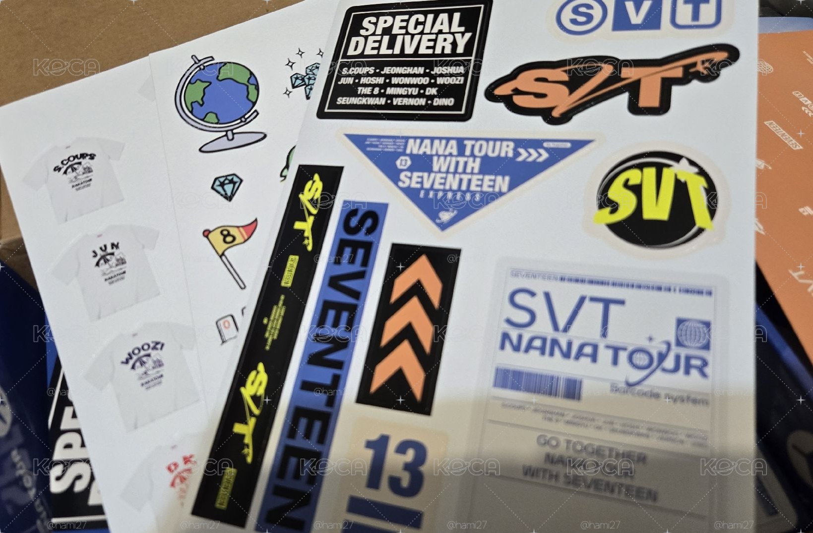 SEVENTEEN NANA TOUR 寫真紀錄