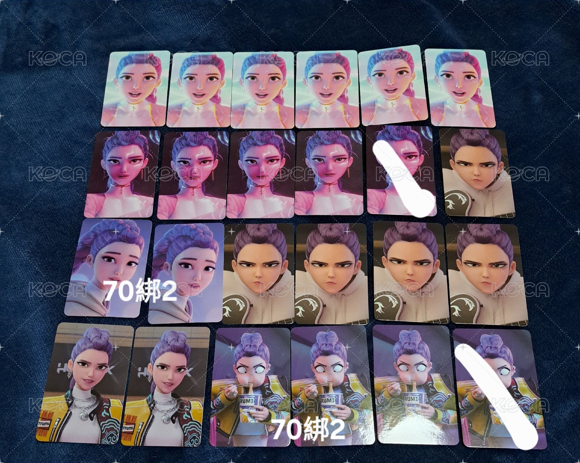獵魔女團 快閃店 小卡 閃卡 普卡
