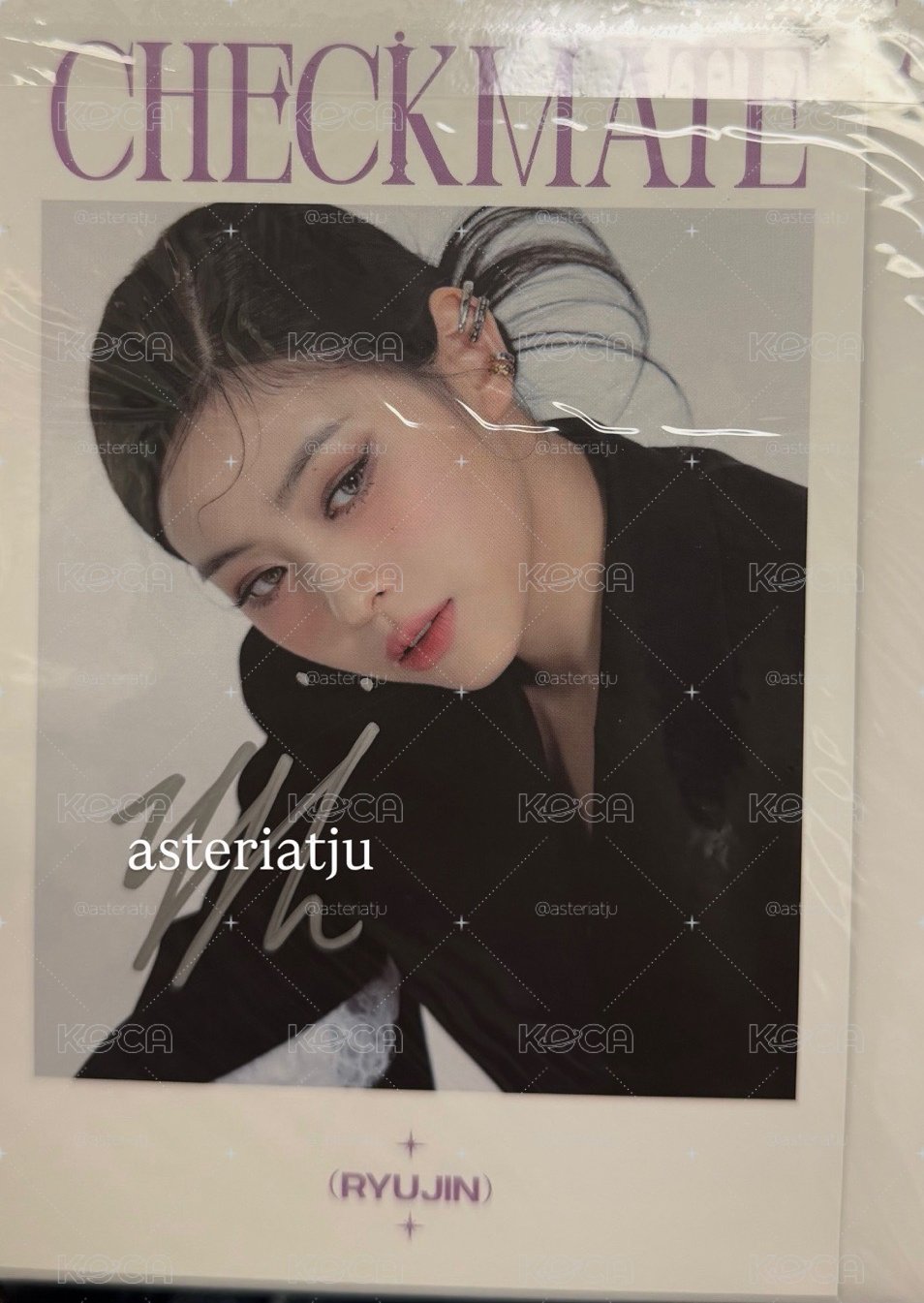 CHECKMATE 留真美版親簽 送空專、小卡*1