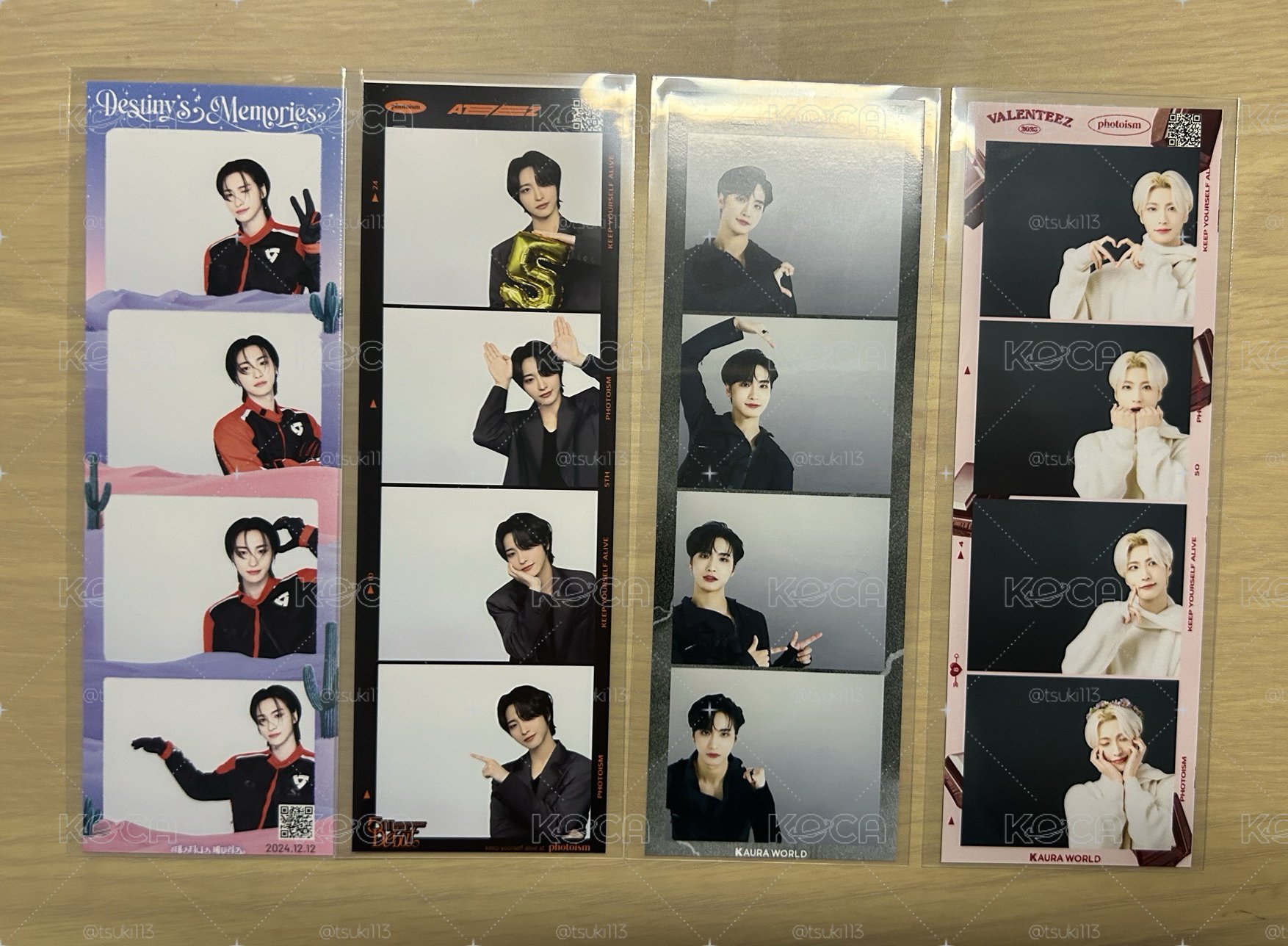 ATEEZ 朴星化 Photoism 人生四格卡 / 拍貼 