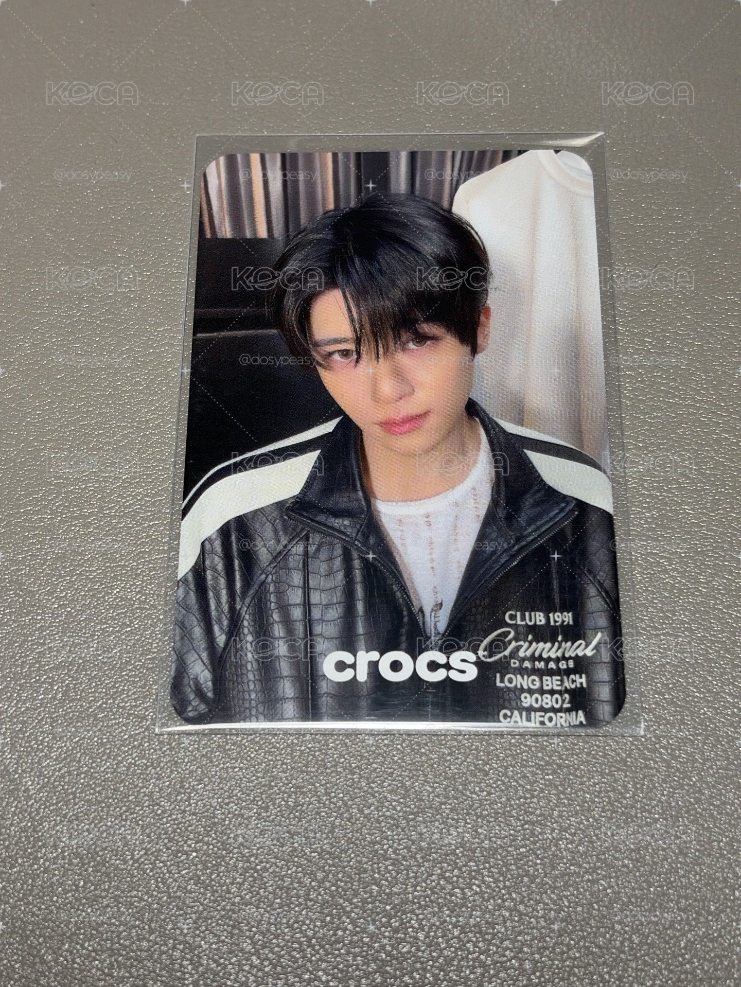 NCT WISH CROCS 代言卡 SION