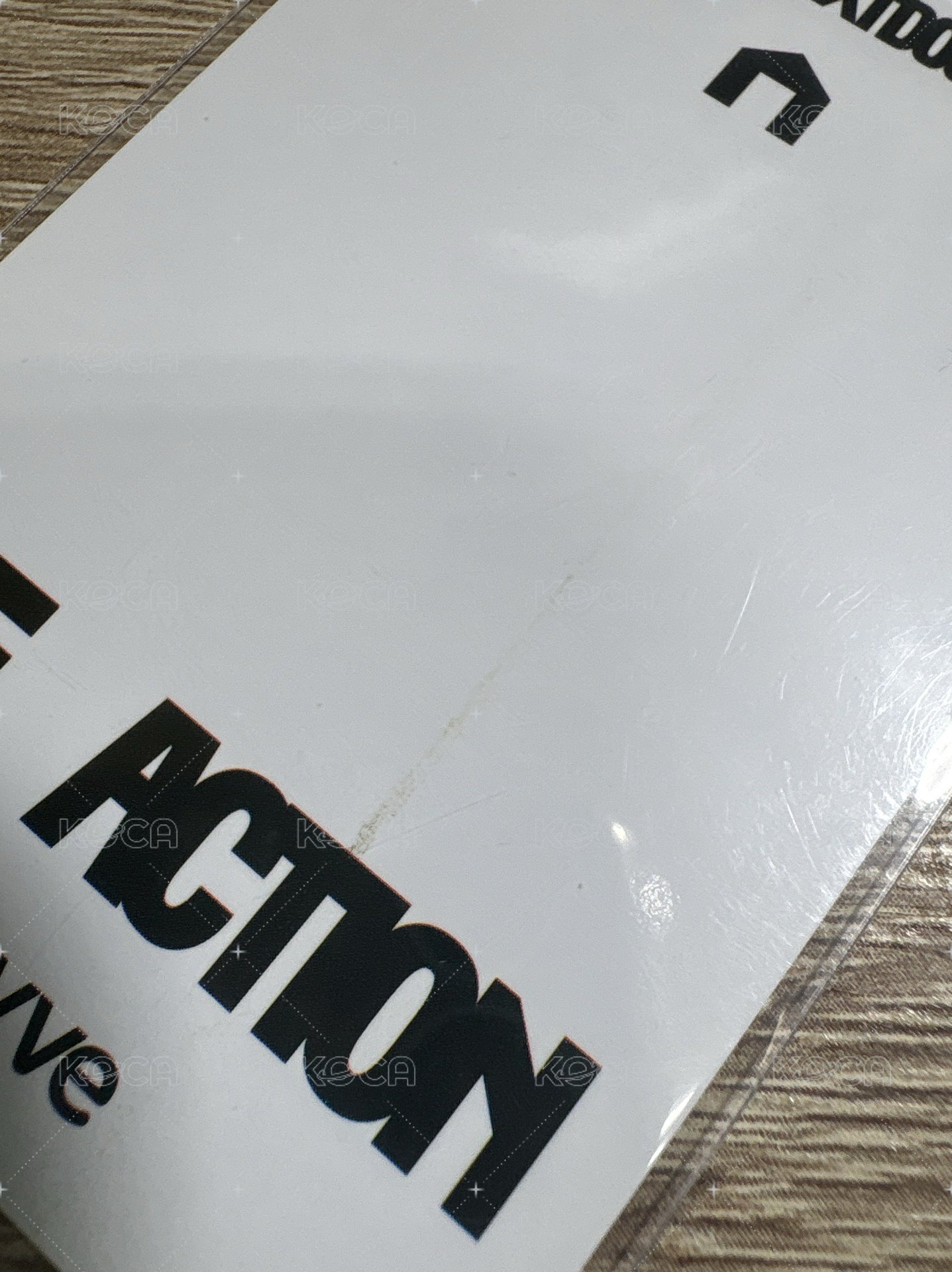 The Action mu2(卡背印刷傷）