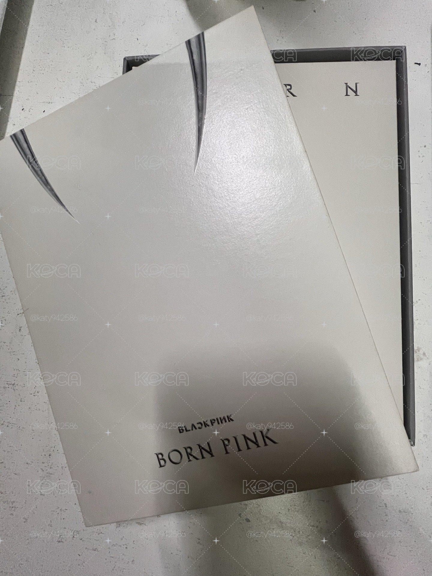 BORN PINK 專輯 灰版空專